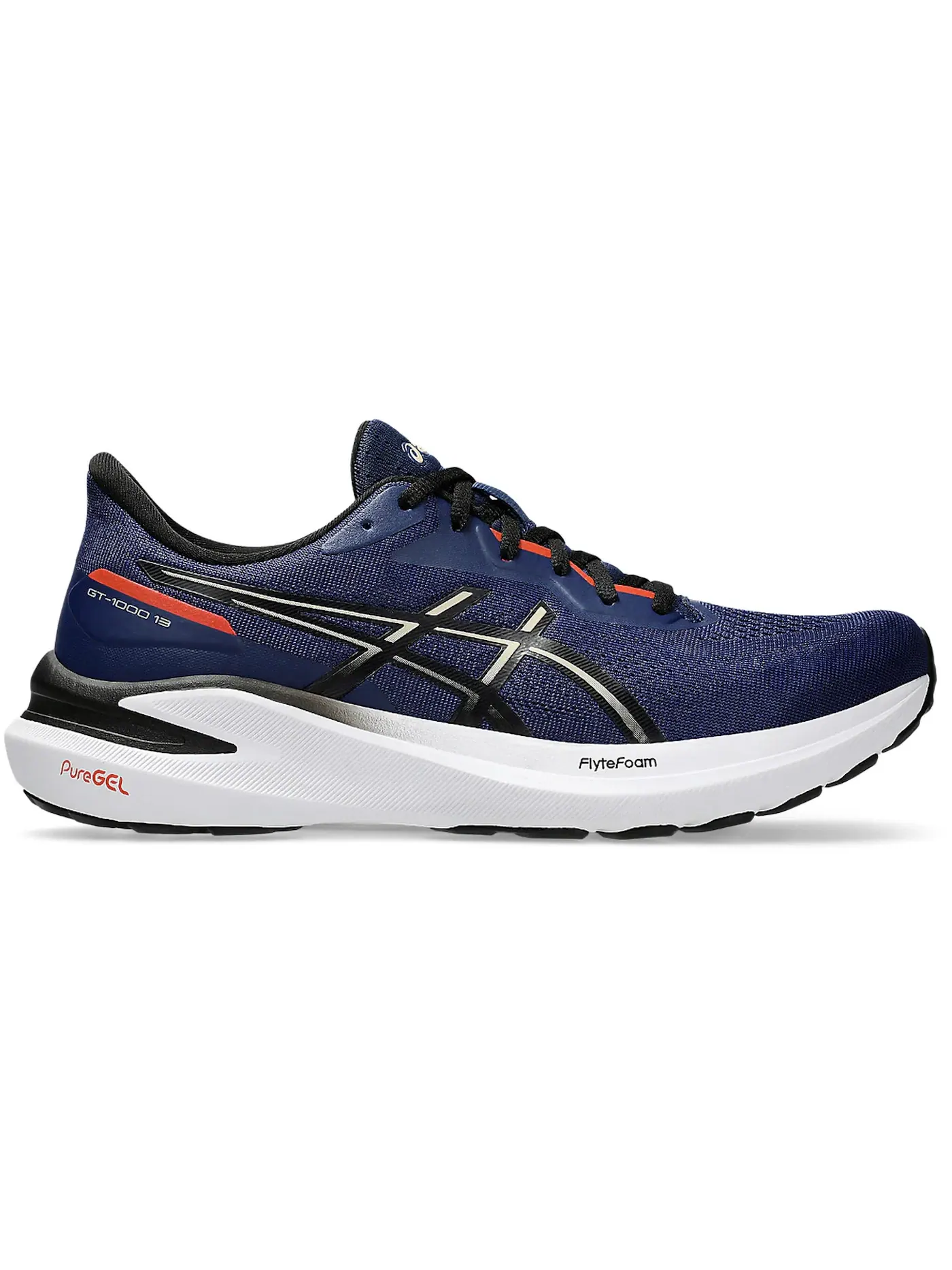 Мужские кроссовки для бега с поддержкой ASICS GT-1000 13 ASICS — изображение 1 из 1, синий/серый