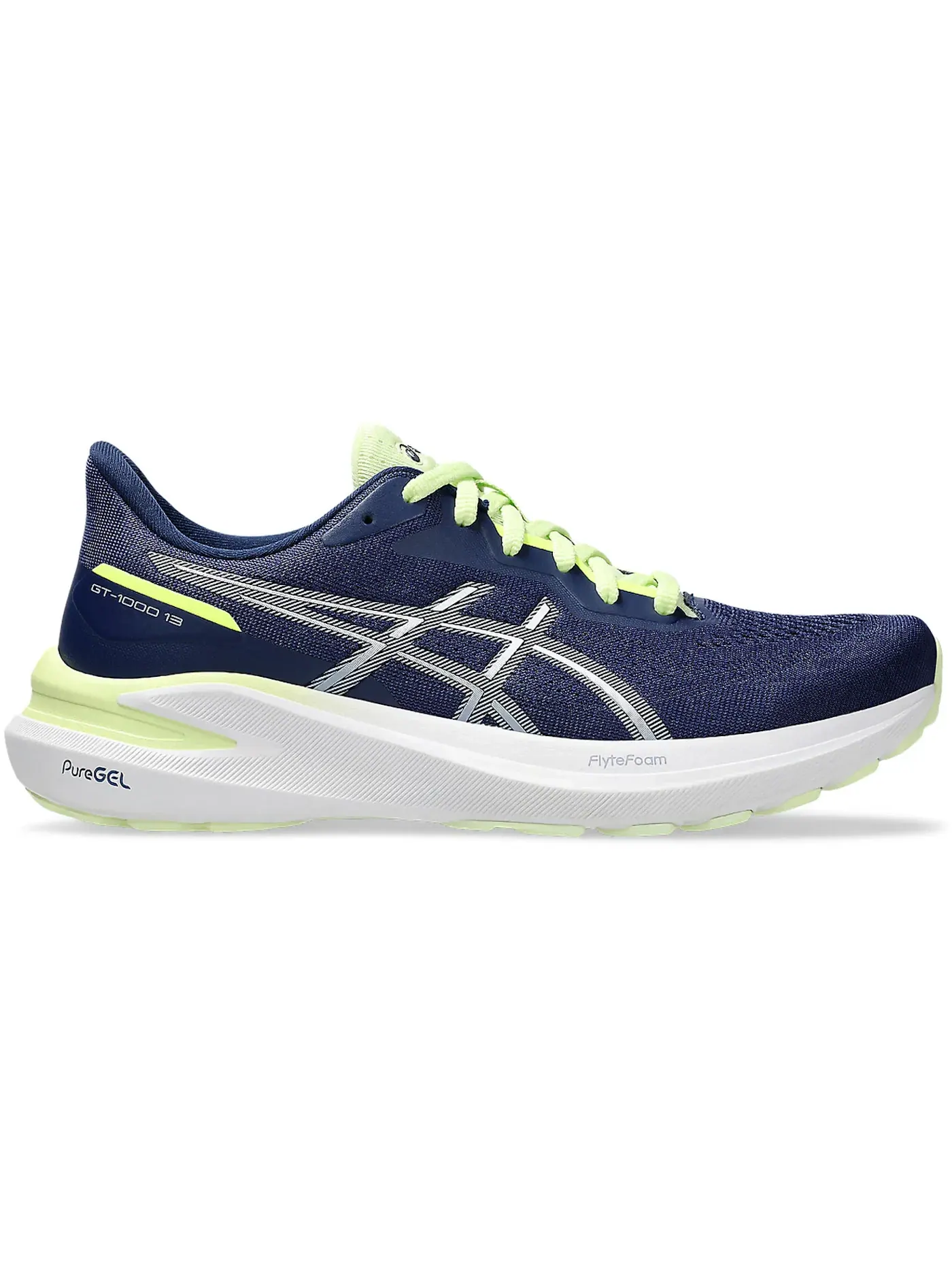 Женские кроссовки для бега ASICS GT-1000 13 — изображение 1 из 1, синий/серый синий