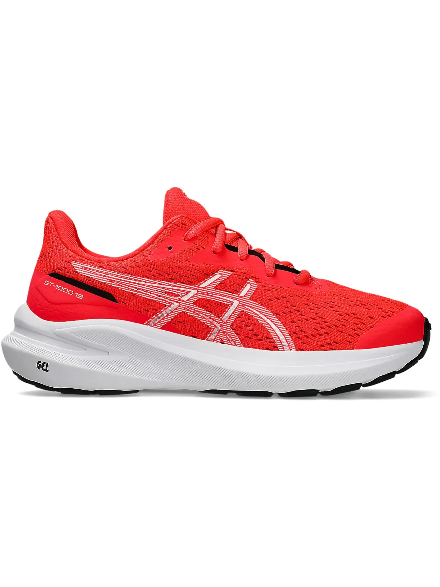 Детские кроссовки для бега ASICS GT-1000 13 — изображение 1 из 1, красный/белый