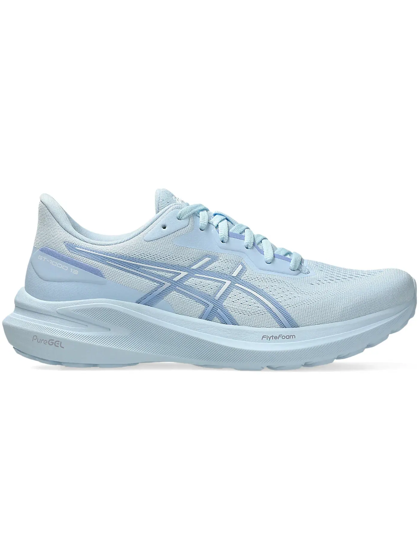 Женские кроссовки беговые ASICS GT-1000 13 — изображение 1 из 1, светлый синий/светлый