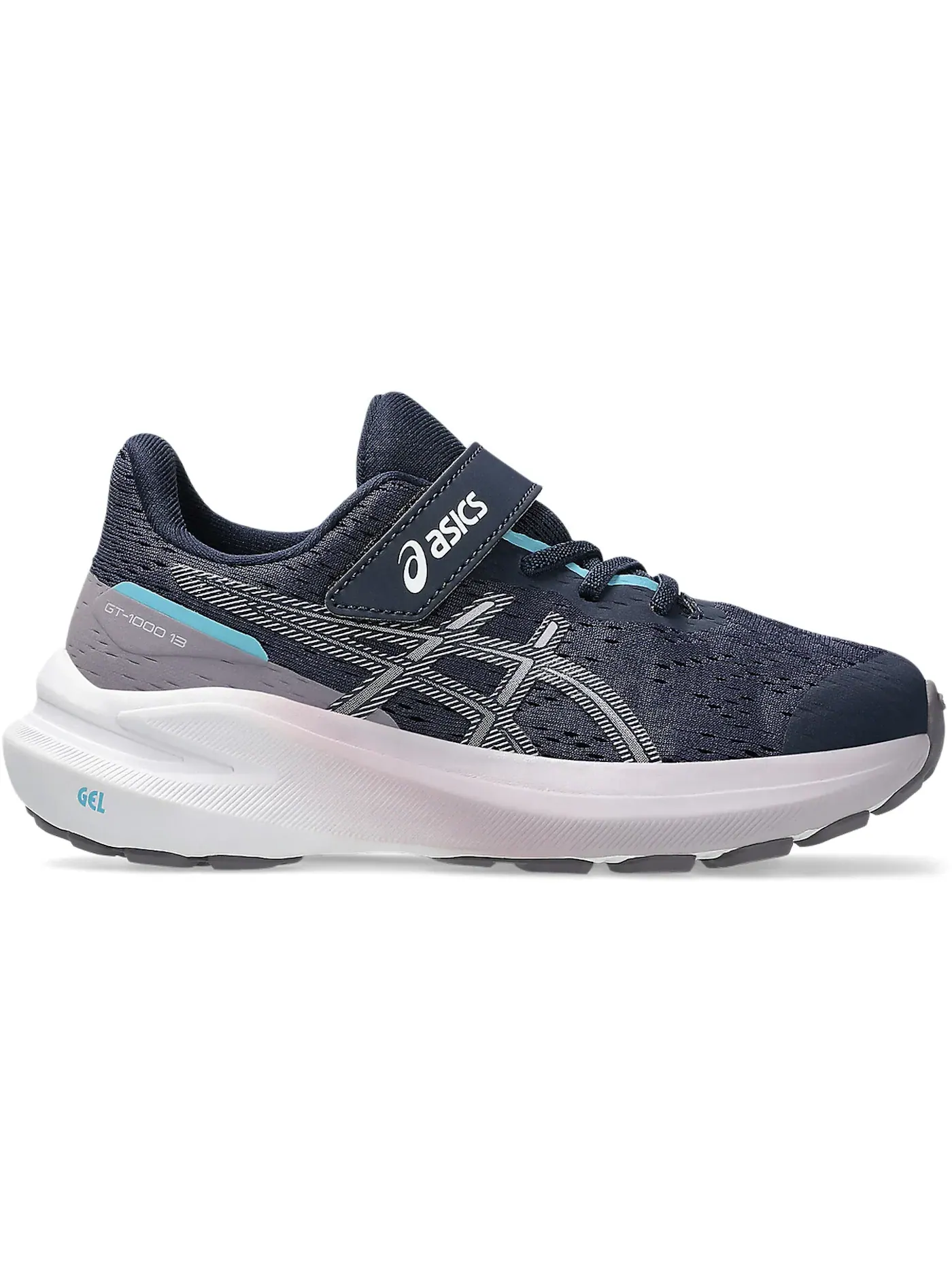 Детские кроссовки для бега GT-1000 13 ASICS — изображение 1 из 1, фиолетовый
