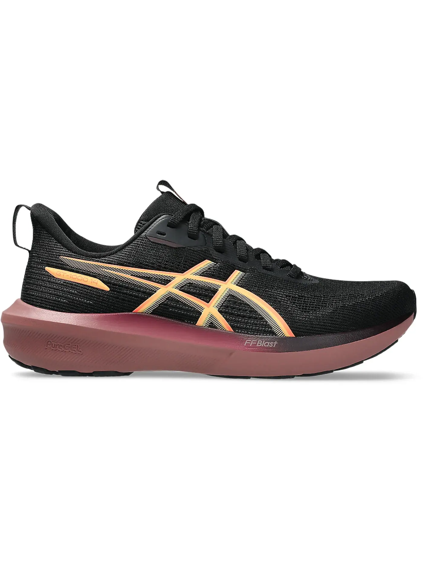 Женские кроссовки для бега ASICS GT-1000 14 — изображение 1 из 1, черный