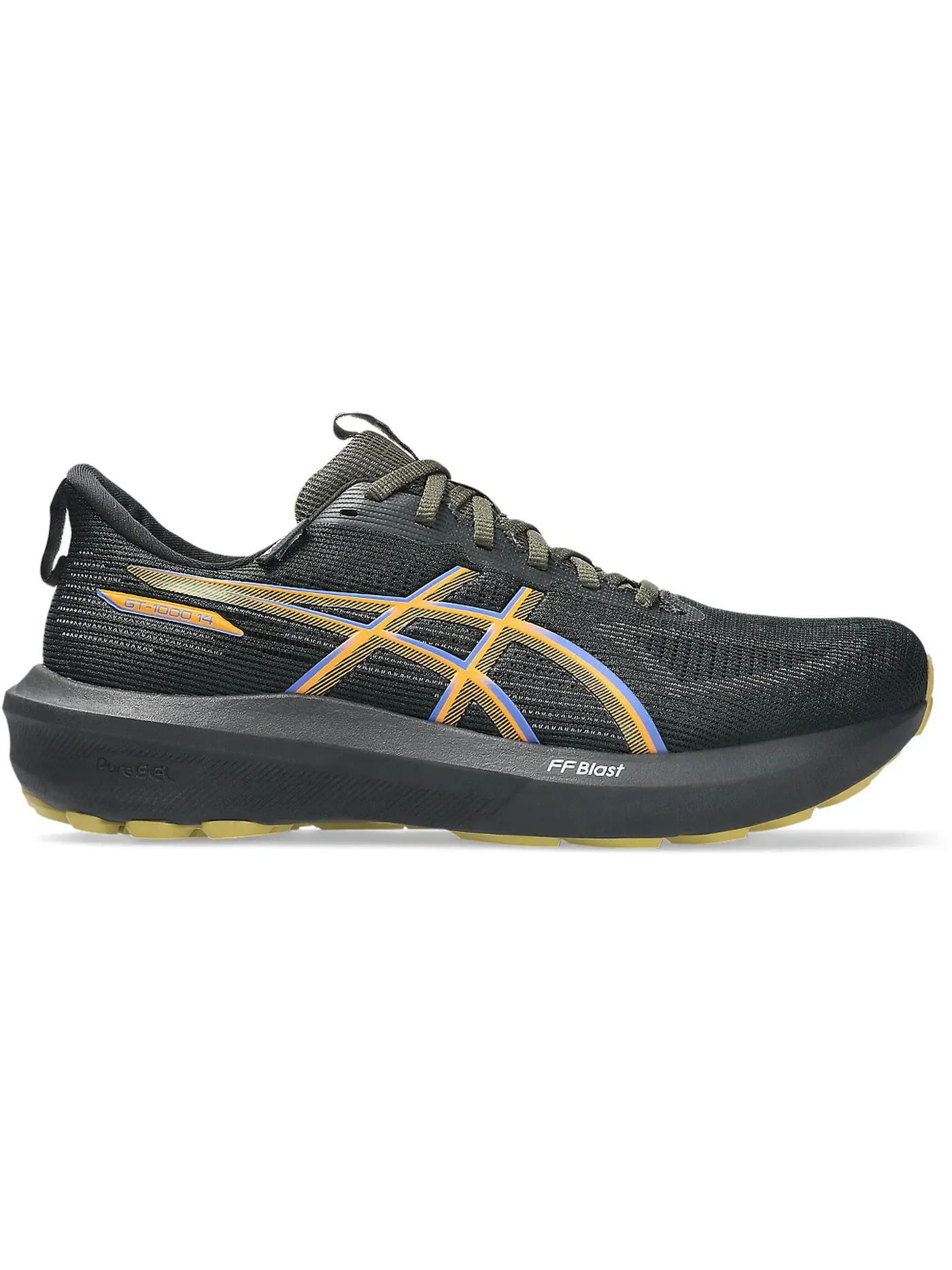 Мужские кроссовки с мембраной Gore-Tex ASICS GT-1000 14 Gore-Tex ASICS — изображение 1 из 1, черный/темный