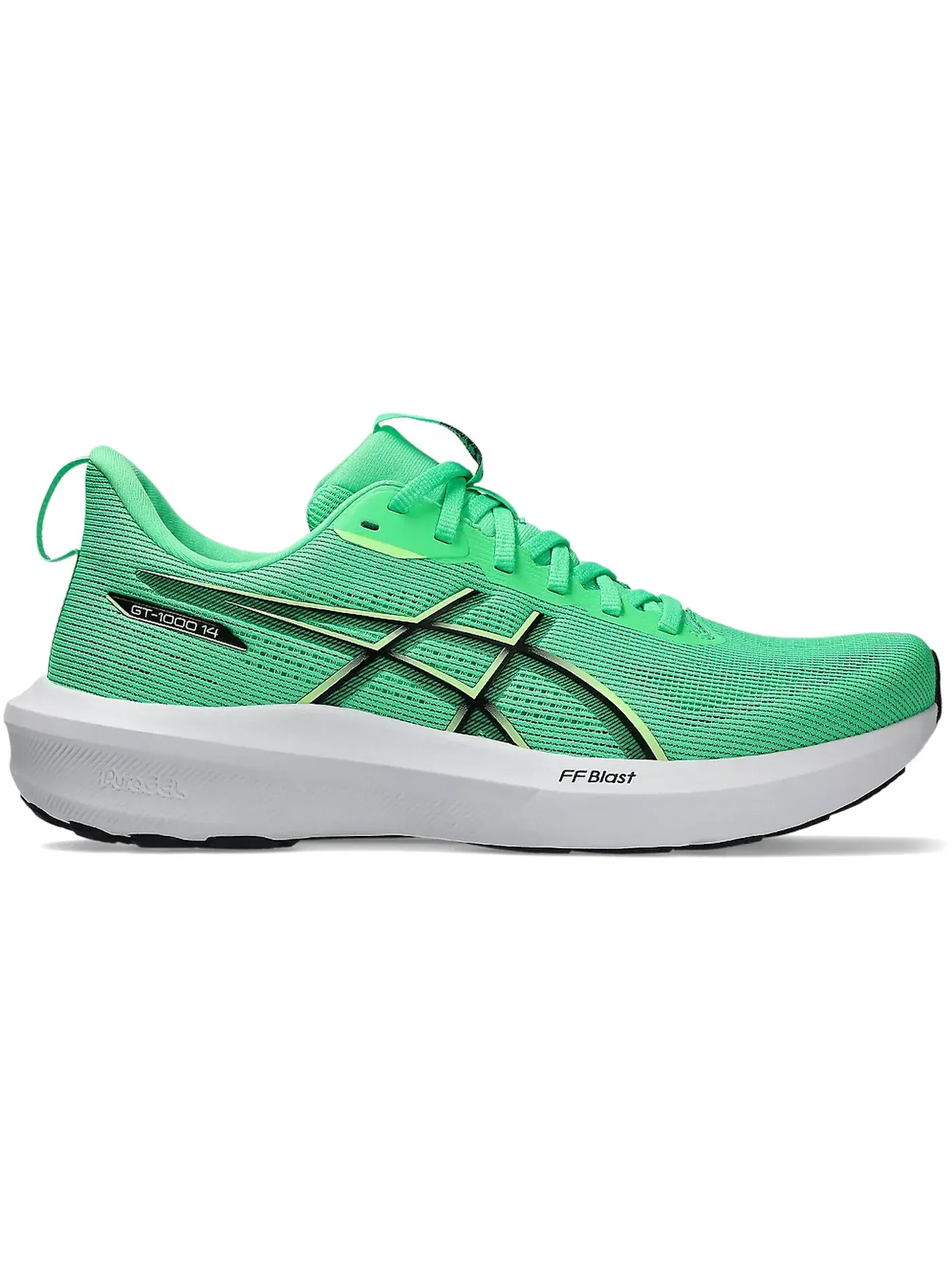 Мужские кроссовки для бега ASICS GT-1000 14 — изображение 1 из 1, зеленый зеленый
