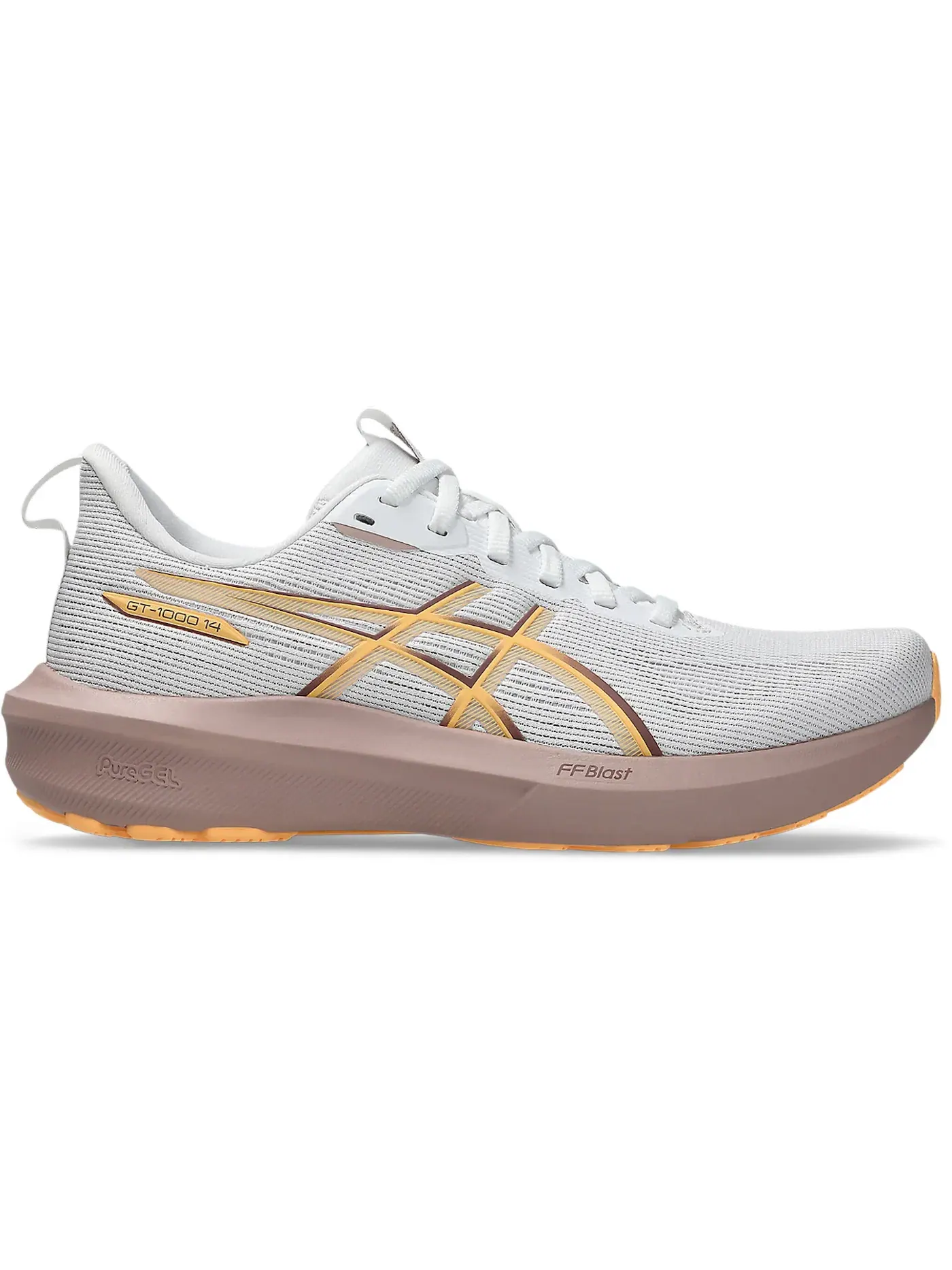 Женские кроссовки для бега ASICS GT-1000 14 — изображение 1 из 1, белый/красный