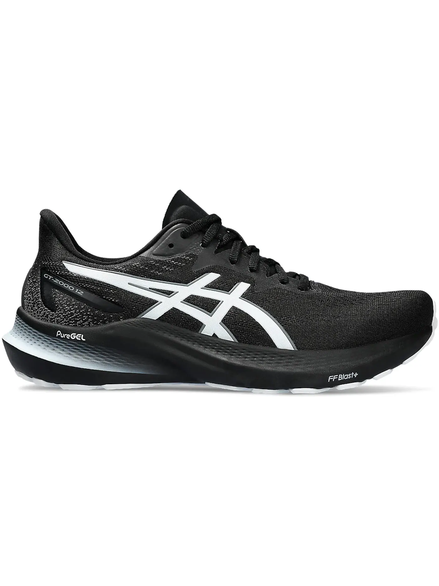 Мужские кроссовки для бега ASICS GT-2000 12 — изображение 1 из 1, черный/белый
