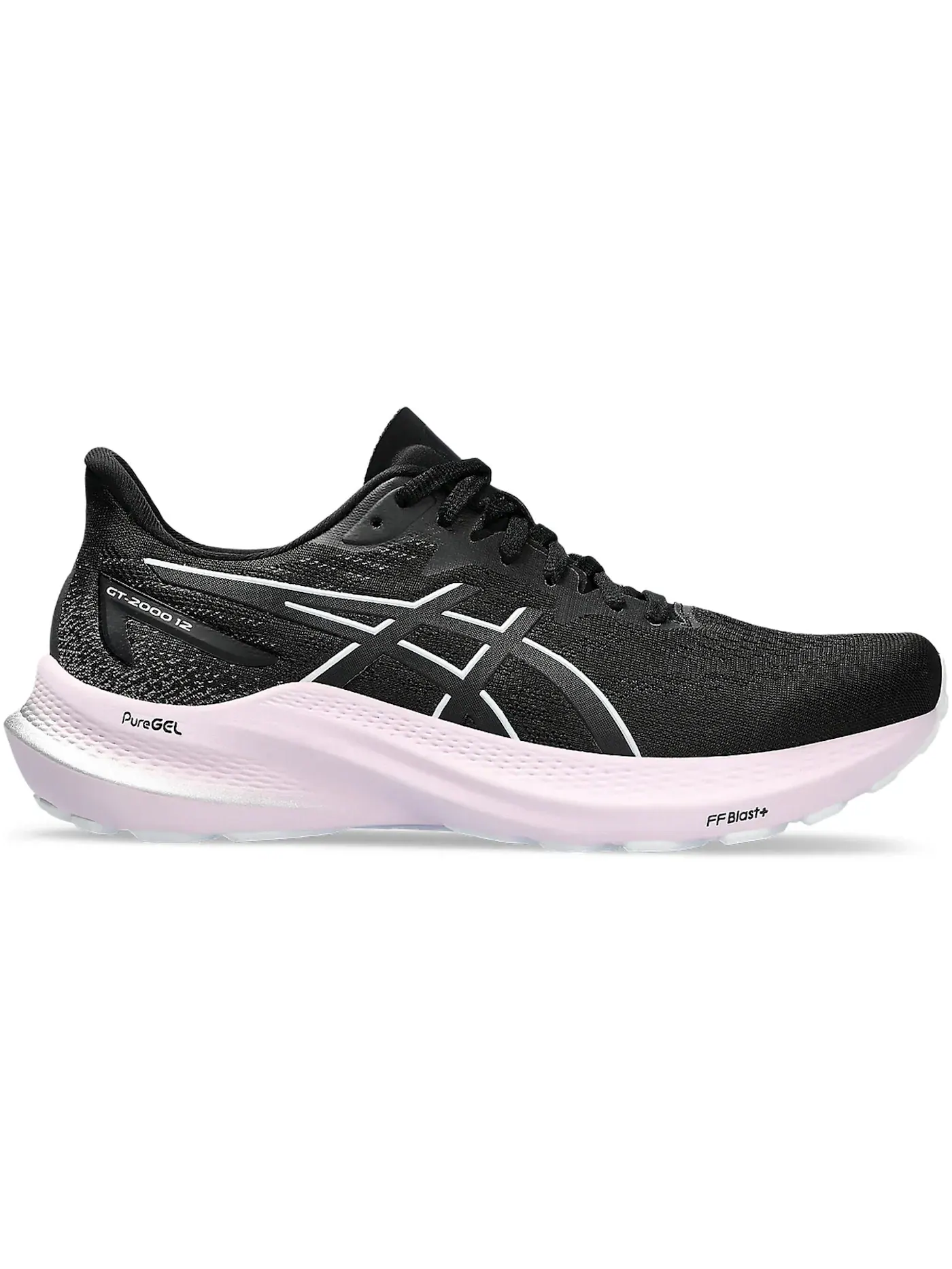 Женские кроссовки для бега ASICS GT-2000 12 — изображение 1 из 1, черный/белый