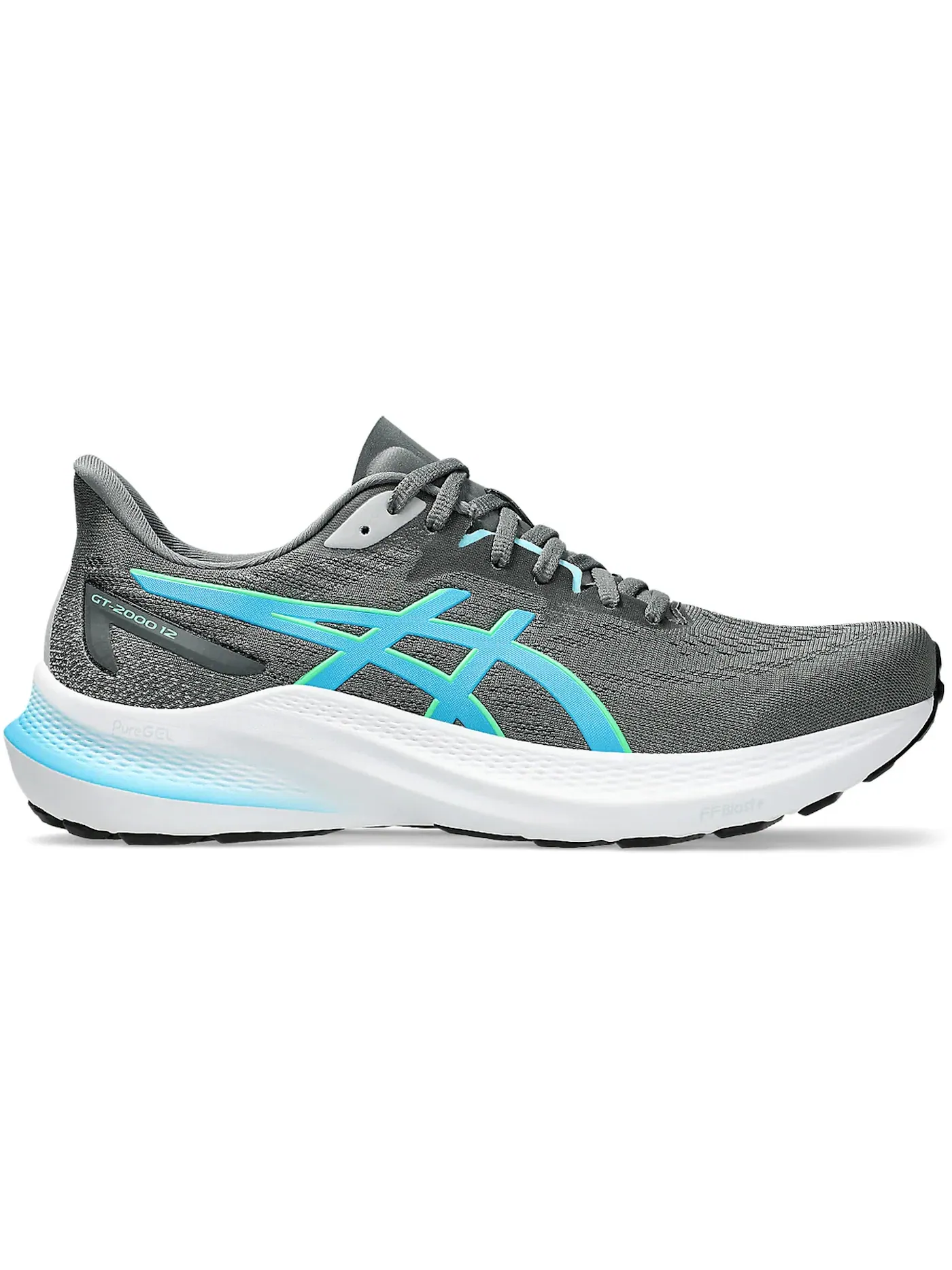 Мужские кроссовки для бега ASICS GT-2000 12 — изображение 1 из 1, серый голубой