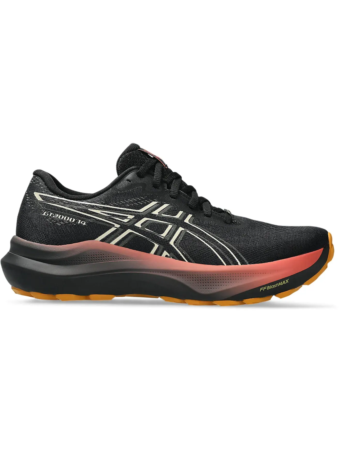 Женские кроссовки для бега с мембраной Gore-Tex ASICS GT-2000 14 Gore-Tex ASICS — изображение 1 из 1, черный