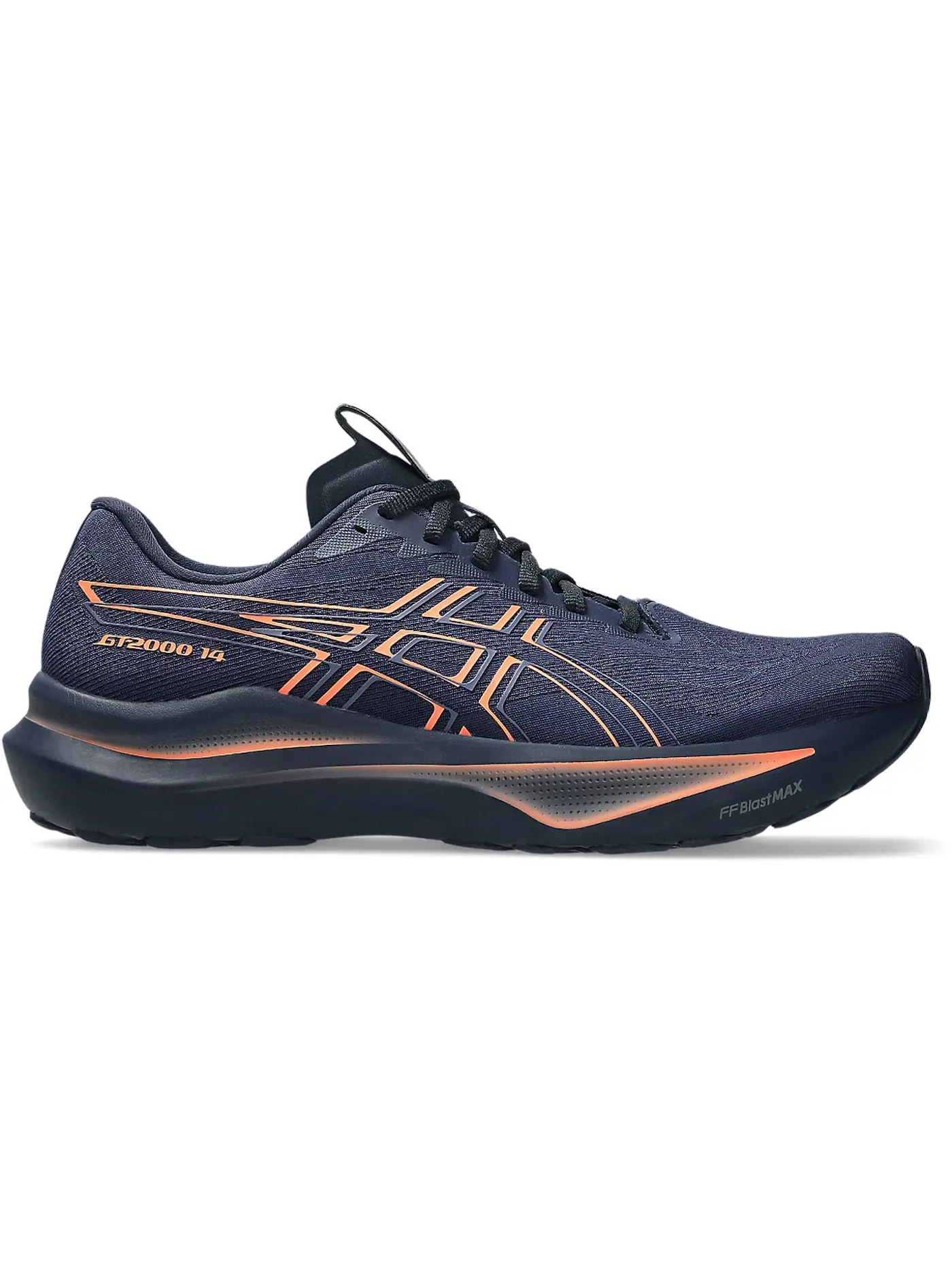 Мужские кроссовки Performance ASICS GT-2000 14 ASICS, Midnight Vivid Coral — изображение 1 из 1
