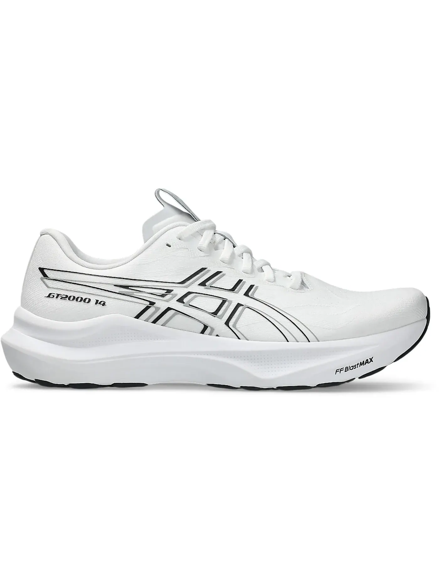 Мужские кроссовки для бега ASICS GT-2000 14 ASICS — изображение 1 из 1, белый/черный