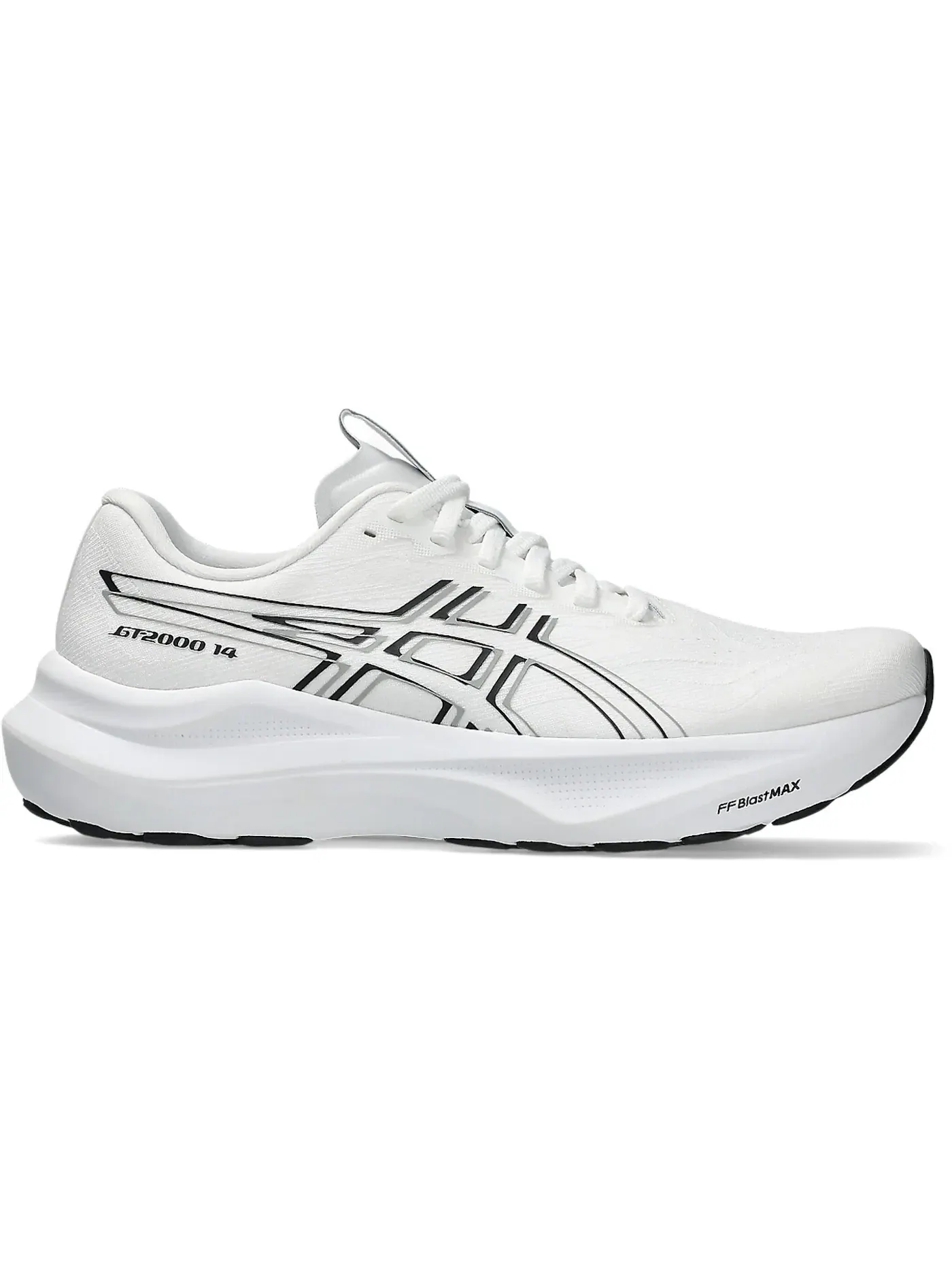 Женские кроссовки для бега с технологией поддержки ASICS GT-2000 14 — изображение 1 из 1, белый/черный