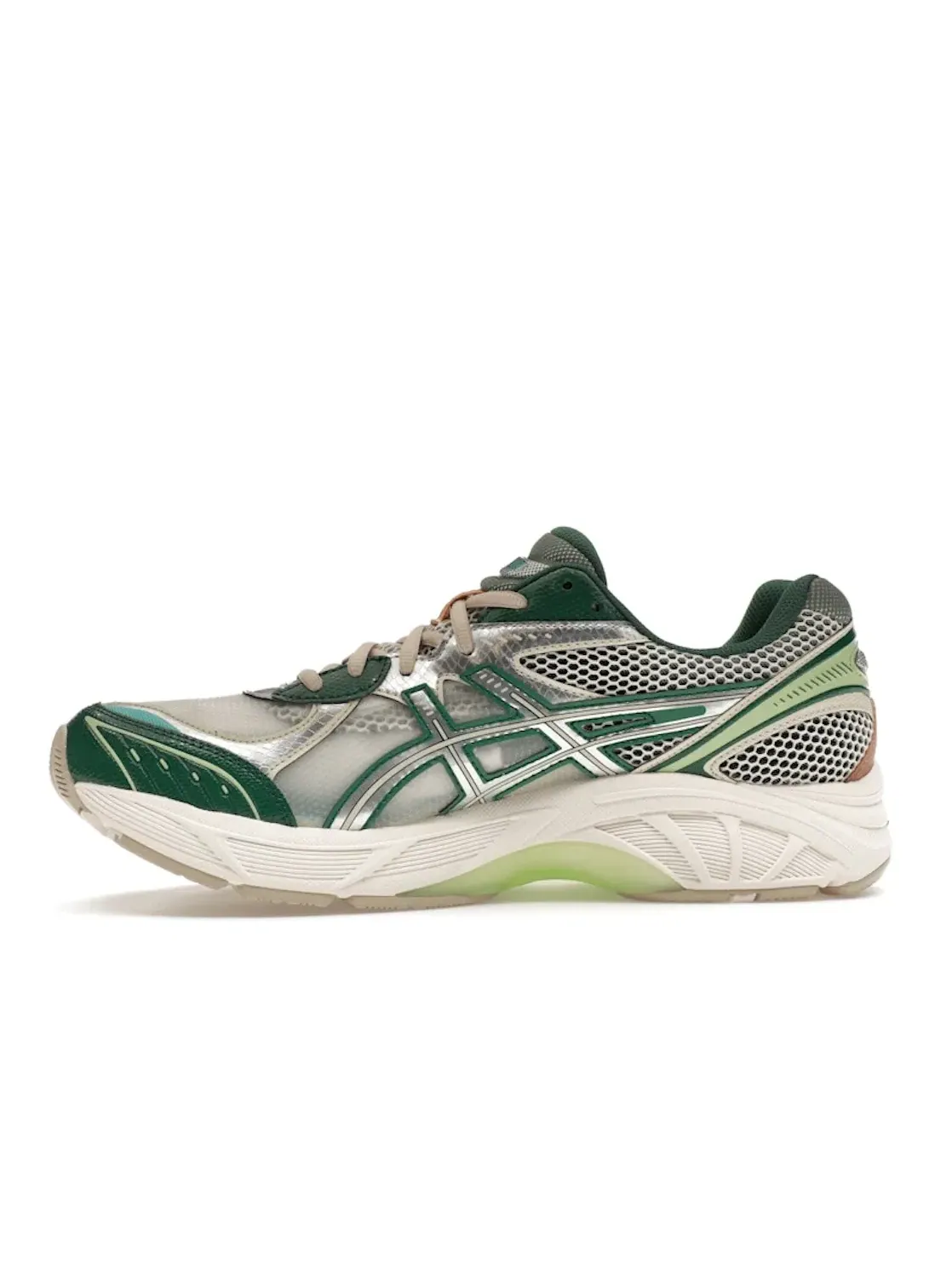 Мужские кроссовки Lifestyle с коллаборацией ASICS GT-2160 Above The Clouds — изображение 2 из 2, кремовый/зеленый