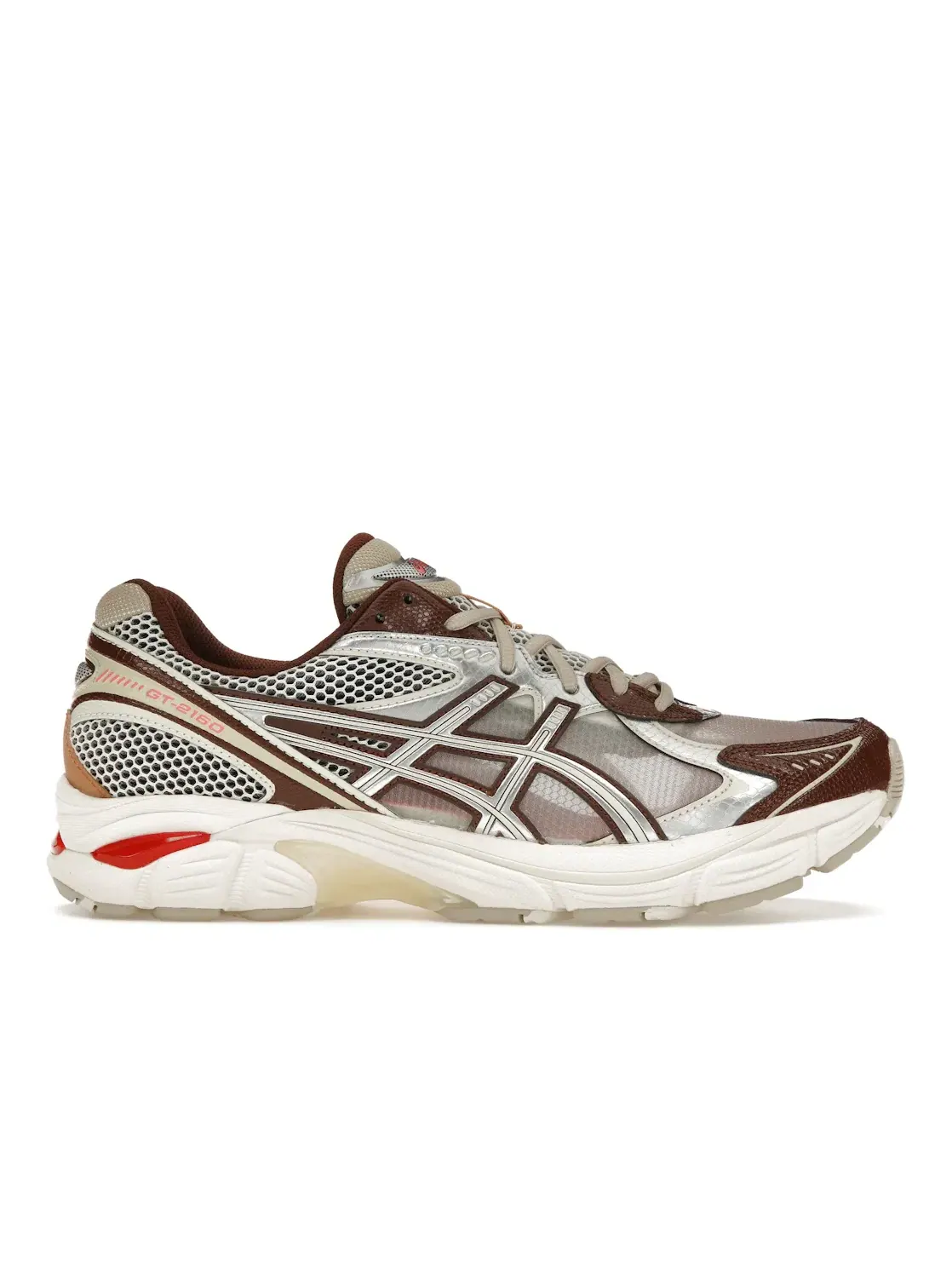 Мужские кроссовки с футуристическим дизайном ASICS GT-2160 — изображение 1 из 4, кремовый/коричневый