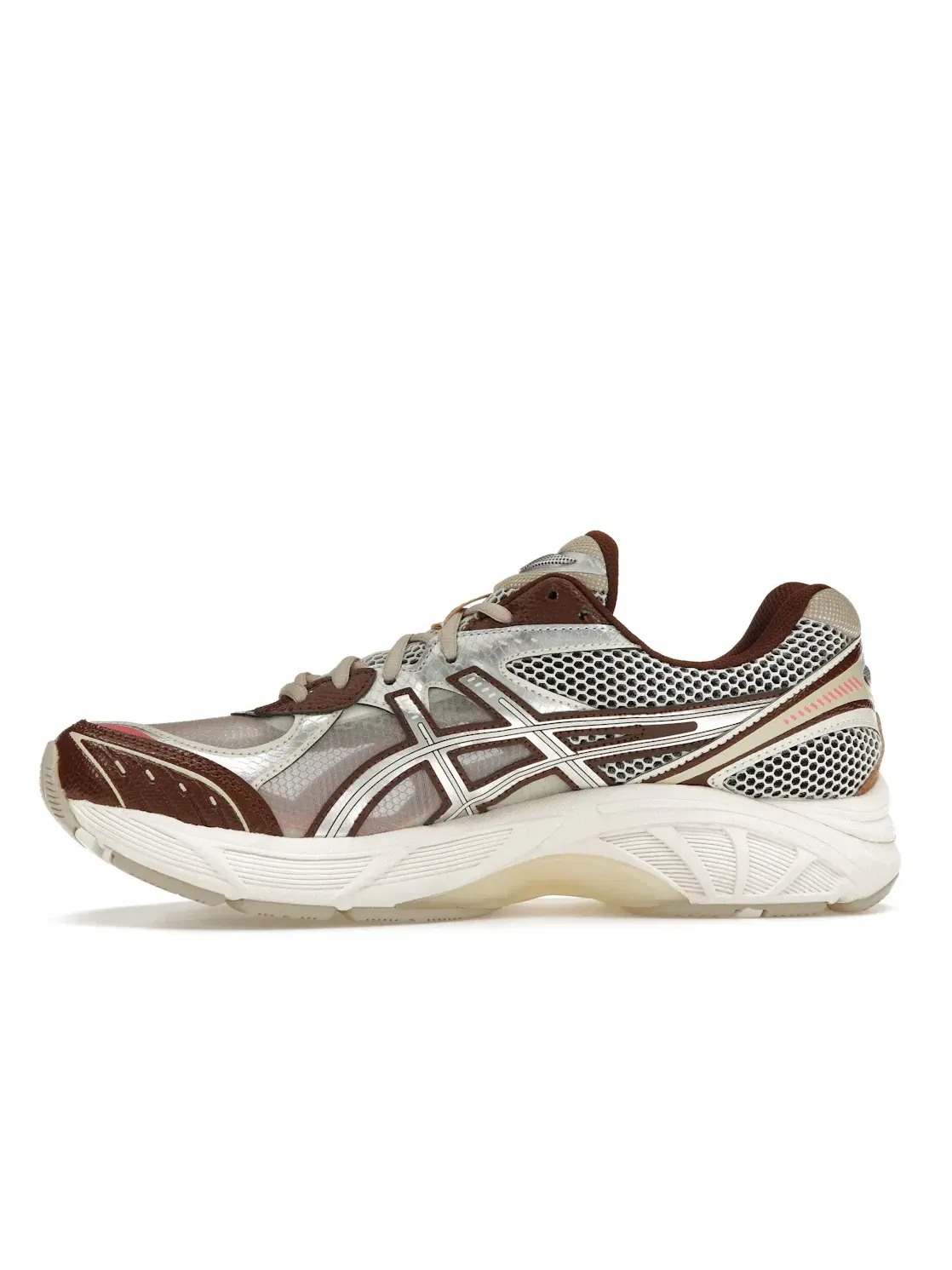 Мужские кроссовки с футуристическим дизайном ASICS GT-2160 — изображение 3 из 4, кремовый/коричневый