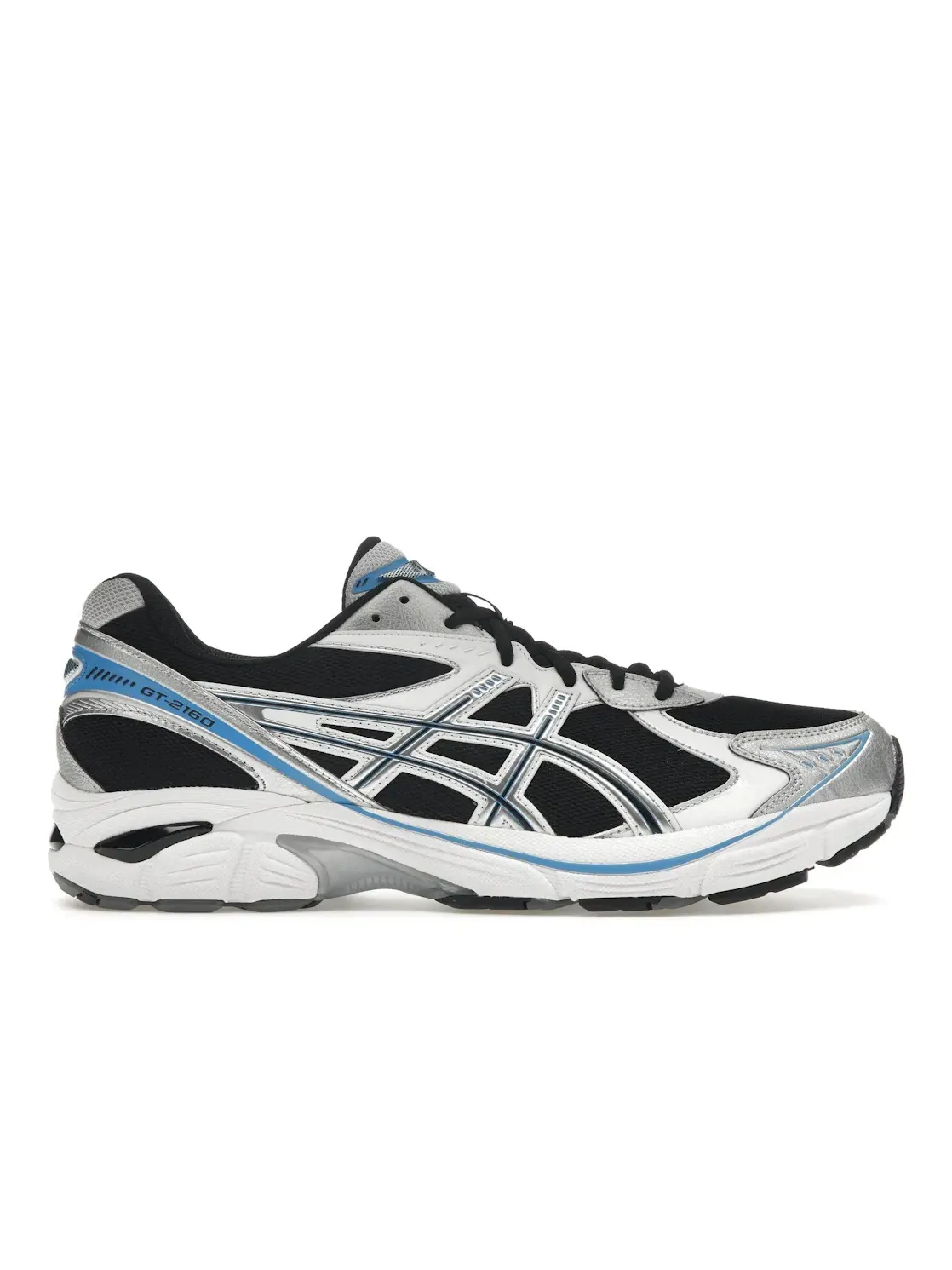 Мужские кроссовки Lifestyle с сетчатым верхом ASICS GT-2160 — изображение 1 из 4, черный серебристый