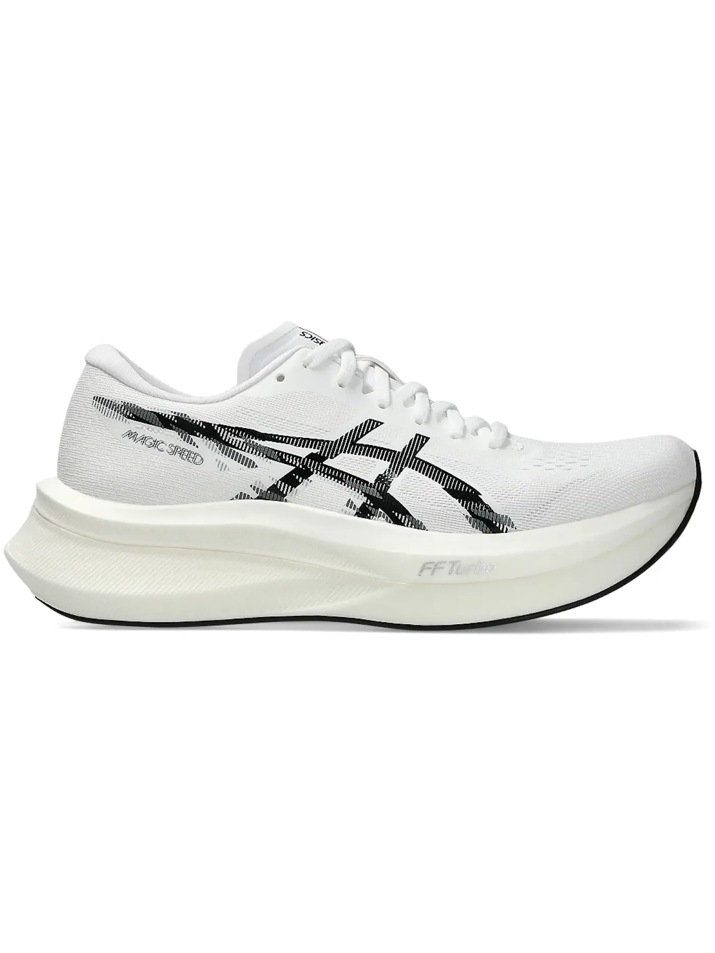 Женские кроссовки для бега ASICS Magic Speed 4 — изображение 1 из 1, белый/черный