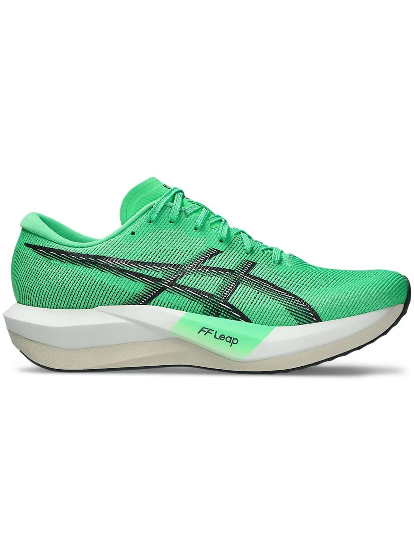 Мужские кроссовки беговые ASICS Magic Speed 5 — изображение 1 из 1, зеленый/серый