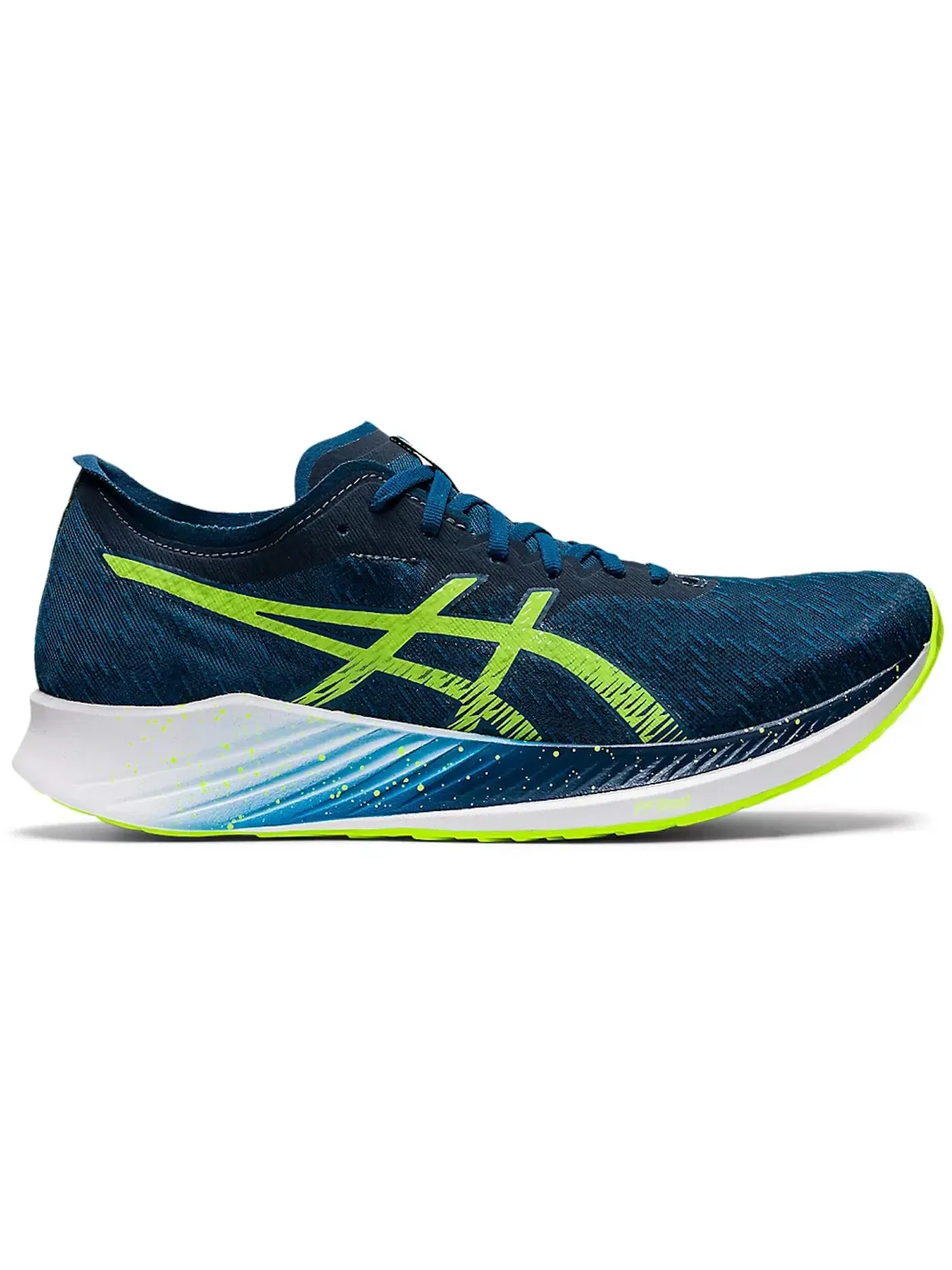 Мужские кроссовки для бега ASICS Magic Speed — изображение 1 из 1, синий/зеленый