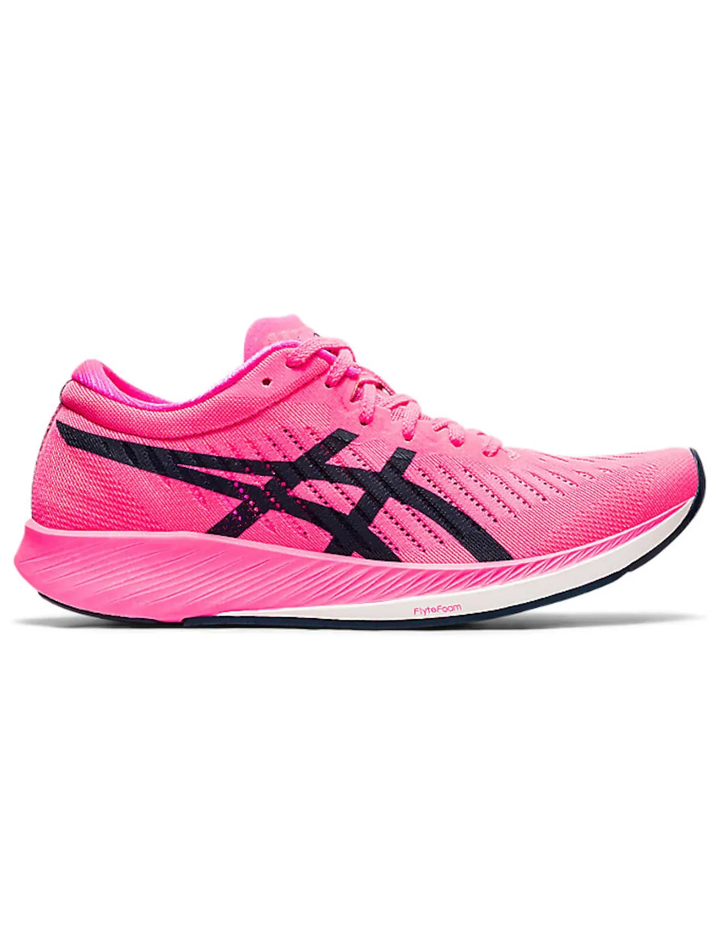 Женские беговые кроссовки с карбоновой пластиной ASICS Metaracer — изображение 1 из 1, розовый/синий