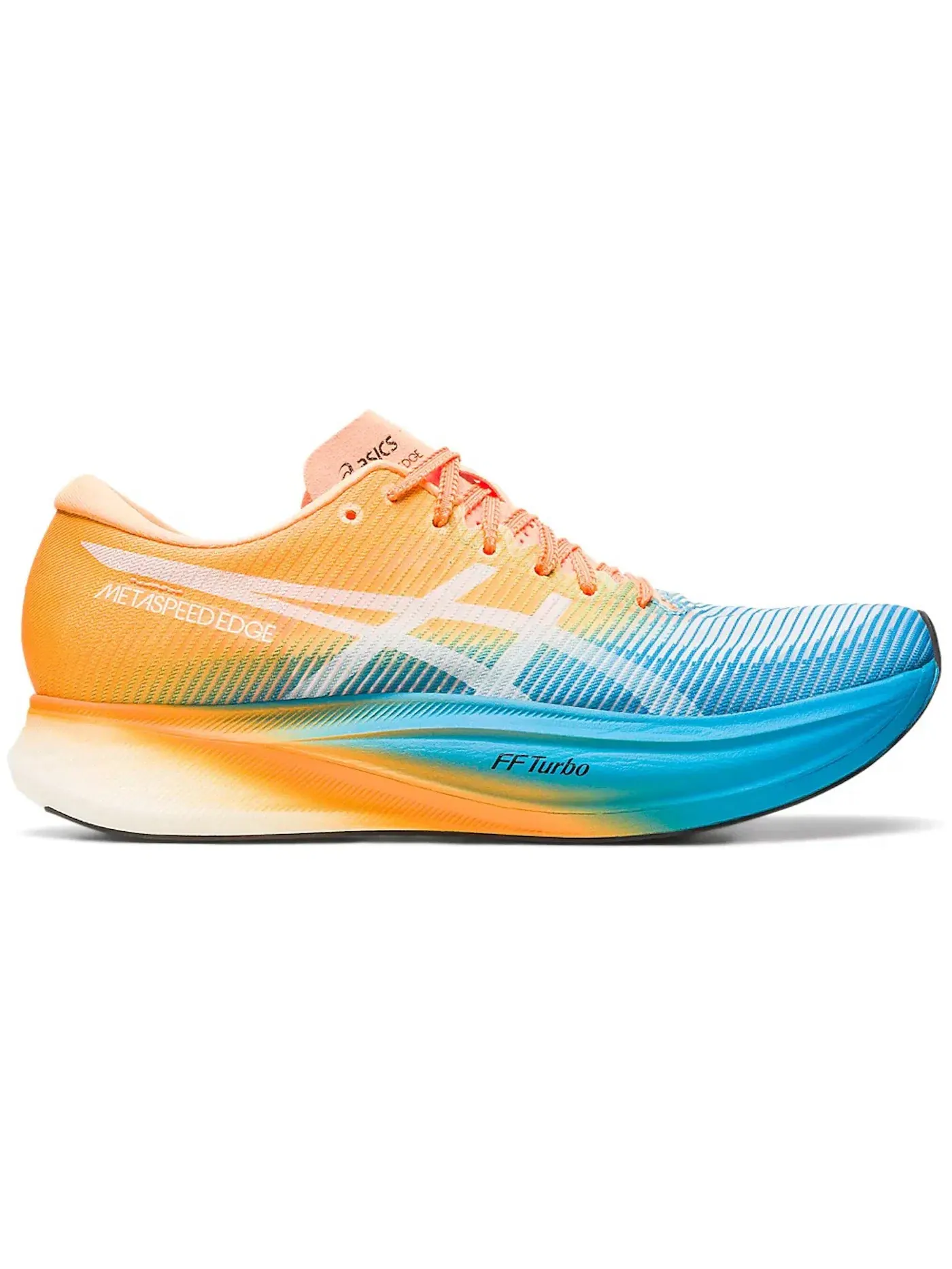 Кроссовки для бега ASICS Metaspeed Edge+ — изображение 1 из 3, синий/оранжевый
