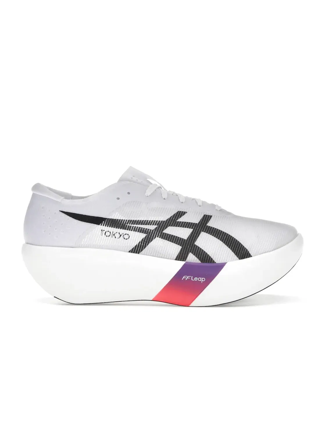 Мужские беговые кроссовки с карбоновой пластиной ASICS Metaspeed Ray — изображение 1 из 4, белый красный