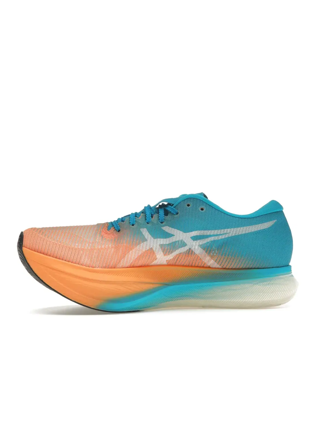Мужские кроссовки для бега с карбоновой пластиной ASICS Metaspeed Sky+ — изображение 3 из 4, оранжевый синий