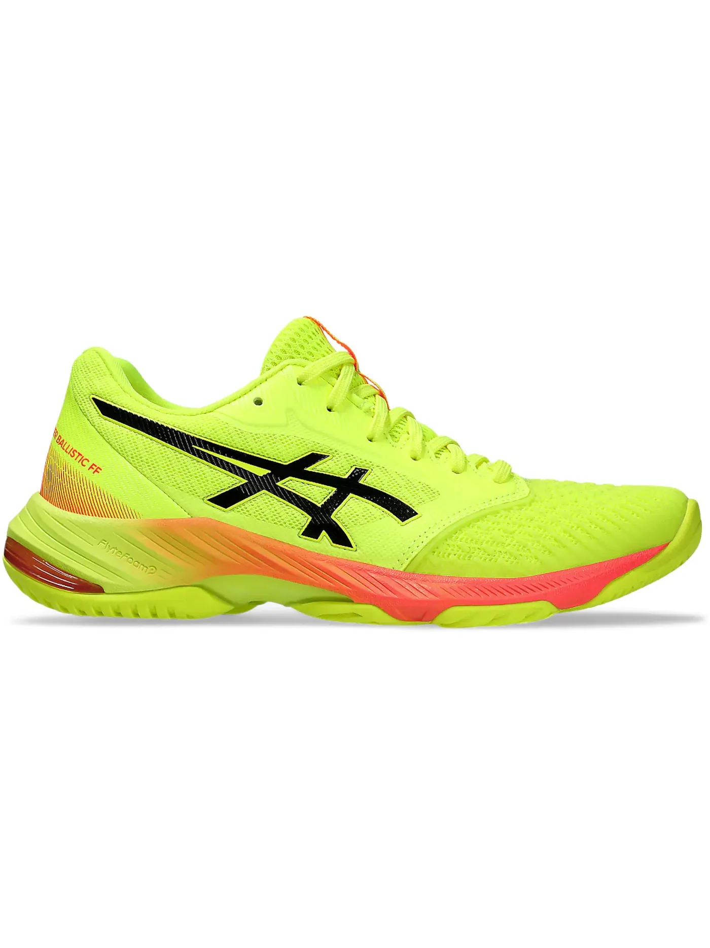 Женские кроссовки для волейбола ASICS Netburner Ballistic FF 3 — изображение 1 из 1, желтый черный