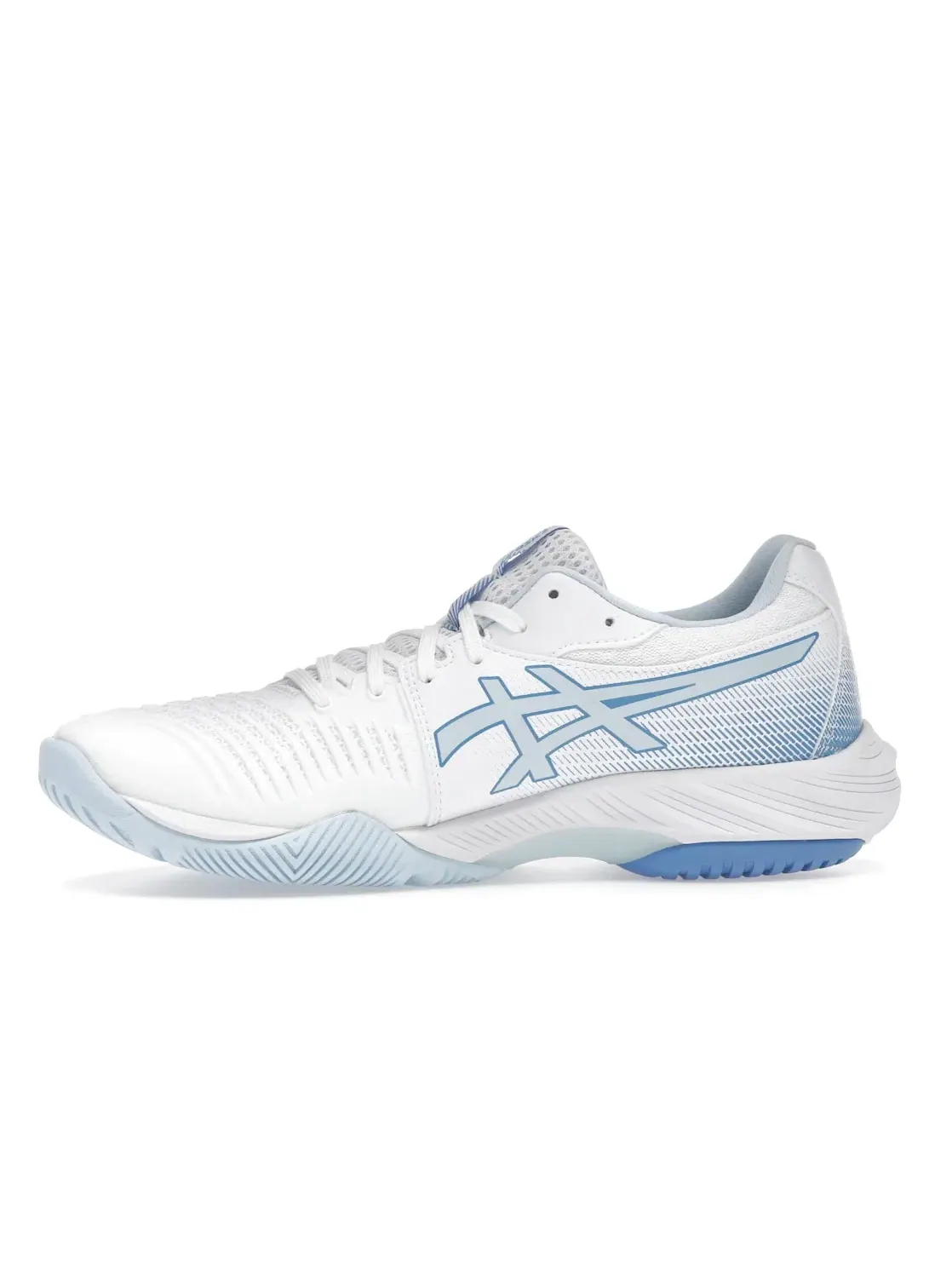 Женские кроссовки для волейбола ASICS Netburner Ballistic FF 3 — изображение 3 из 4, белый/синий