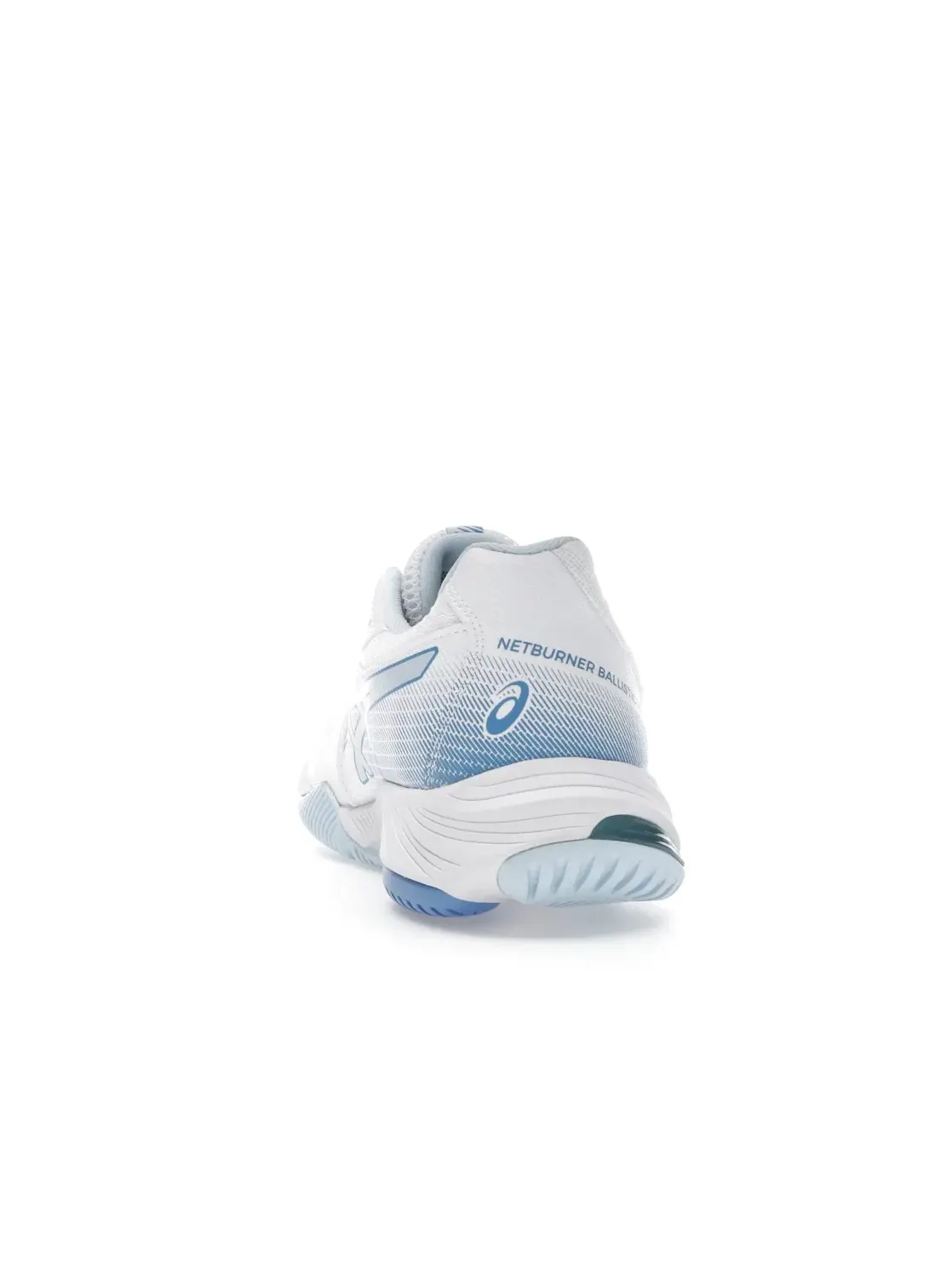 Женские кроссовки для волейбола ASICS Netburner Ballistic FF 3 — изображение 4 из 4, белый/синий