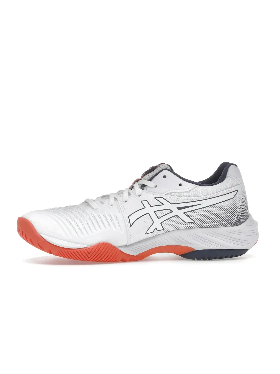 Мужские кроссовки для волейбола ASICS Netburner Ballistic FF 3 — изображение 2 из 3, белый/индиго