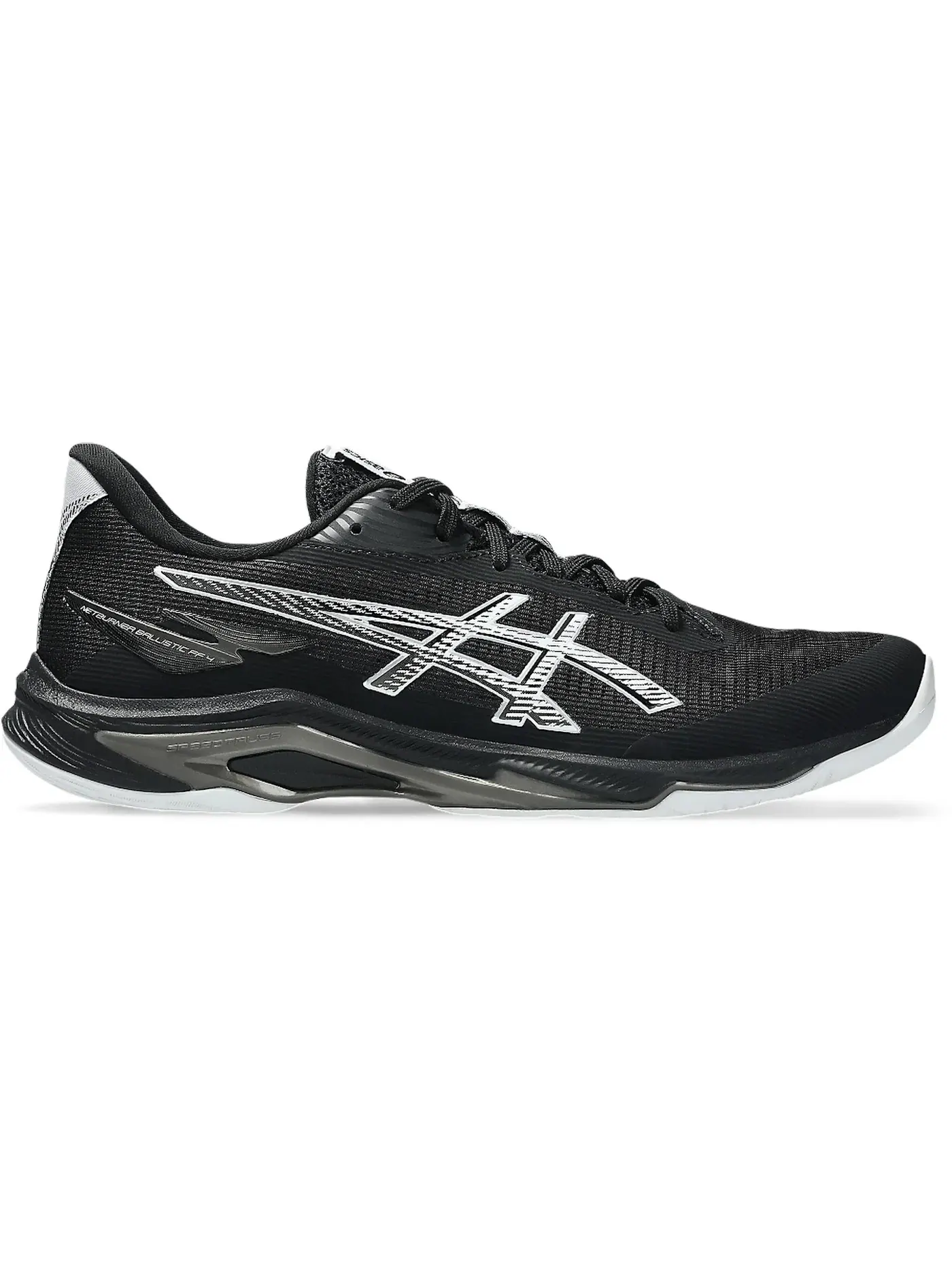 Мужские кроссовки для волейбола ASICS Netburner Ballistic FF 4 — изображение 1 из 1, черный/белый