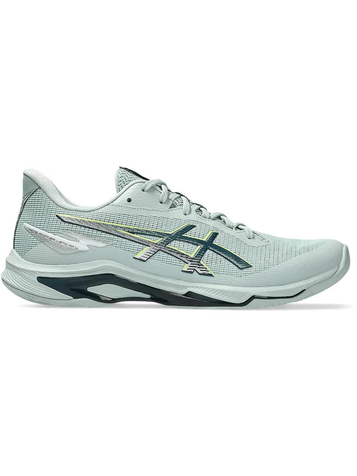 Мужские кроссовки для волейбола ASICS Netburner Ballistic FF 4, Lichen Rock Tranquil Teal — изображение 1 из 1