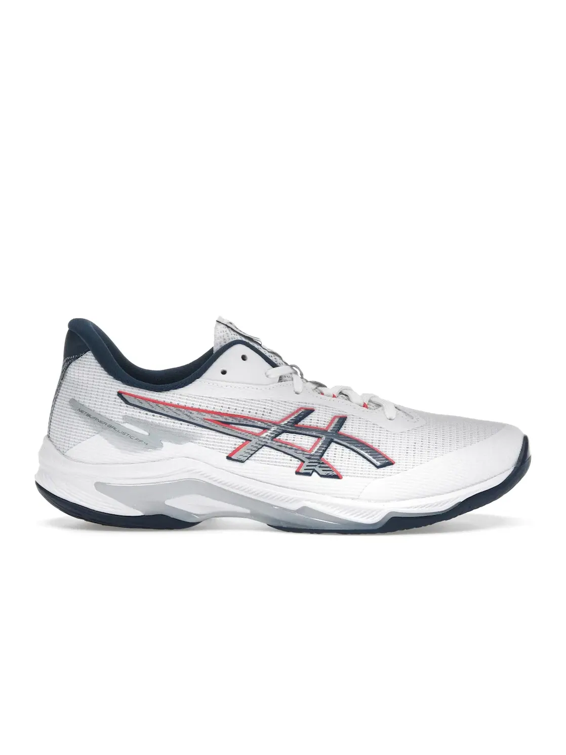 Мужские кроссовки для волейбола ASICS Netburner Ballistic FF 4 — изображение 1 из 4, белый синий