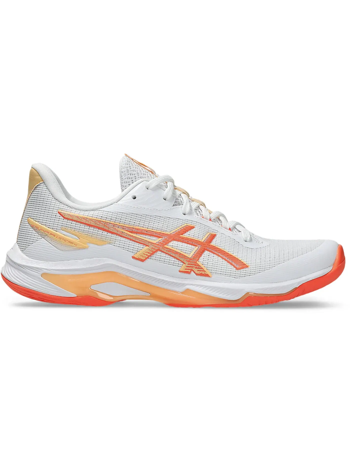 Женские кроссовки для волейбола ASICS Netburner Ballistic FF 4 — изображение 1 из 1, белый