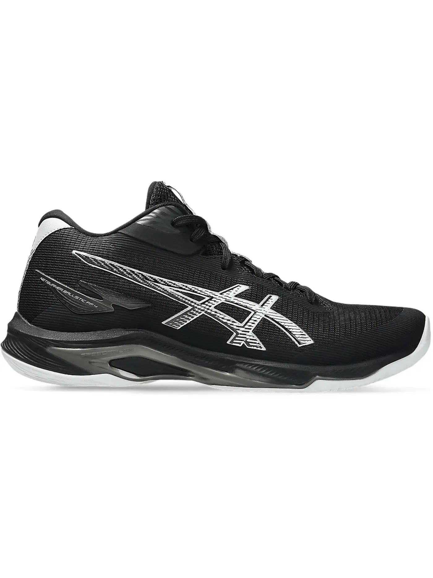 Мужские кроссовки для волейбола ASICS Netburner Ballistic FF MT 4 — изображение 1 из 1, черный/белый