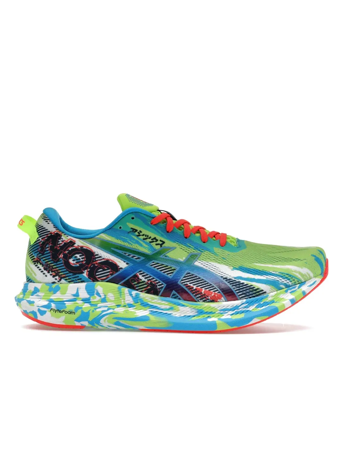 Мужские кроссовки для бега ASICS Noosa Tri 13 — изображение 1 из 4, зеленый голубой
