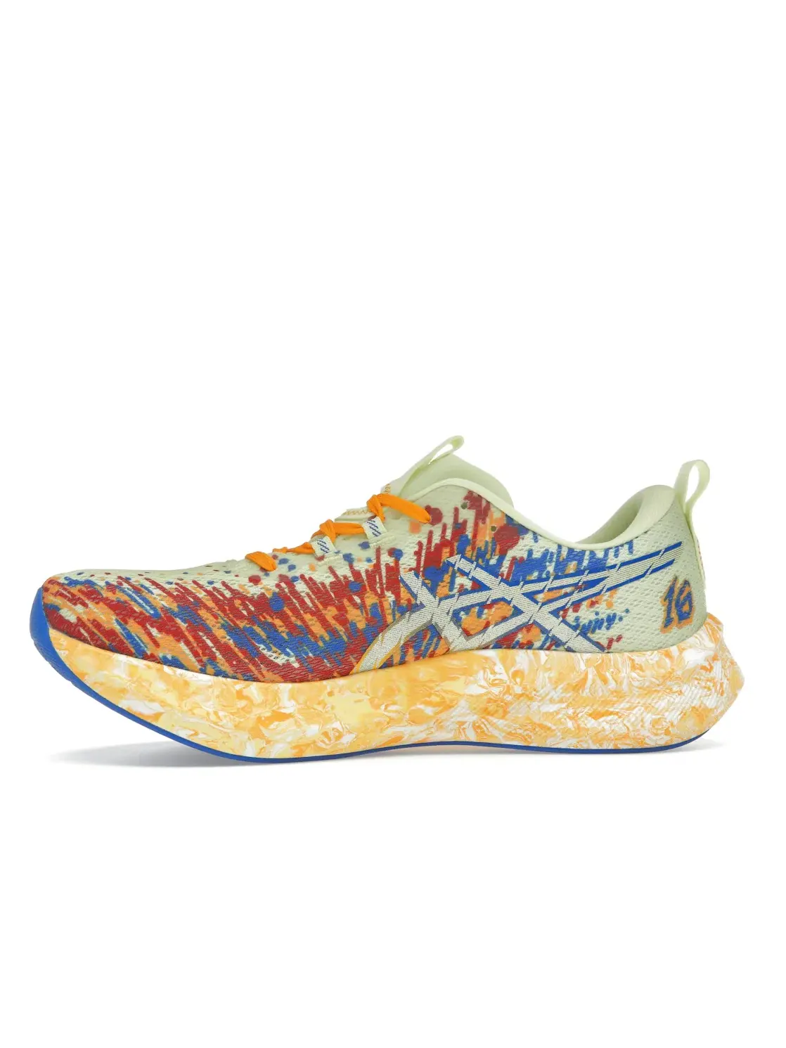 Мужские кроссовки для бега ASICS Noosa Tri 16 — изображение 3 из 4, желтый/синий
