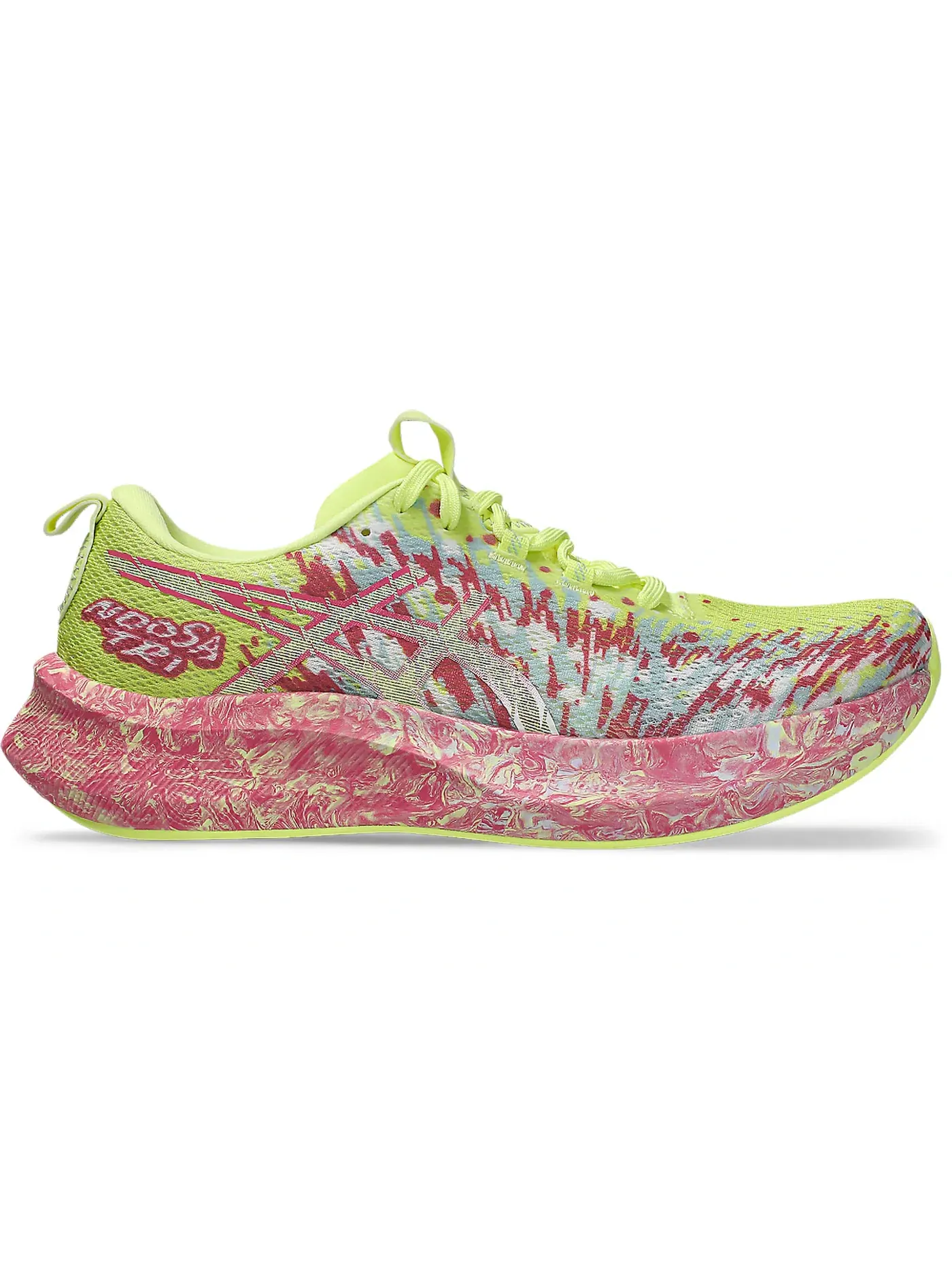 Женские кроссовки для бега ASICS Noosa Tri 16 — изображение 1 из 1, желтый яркий розовый