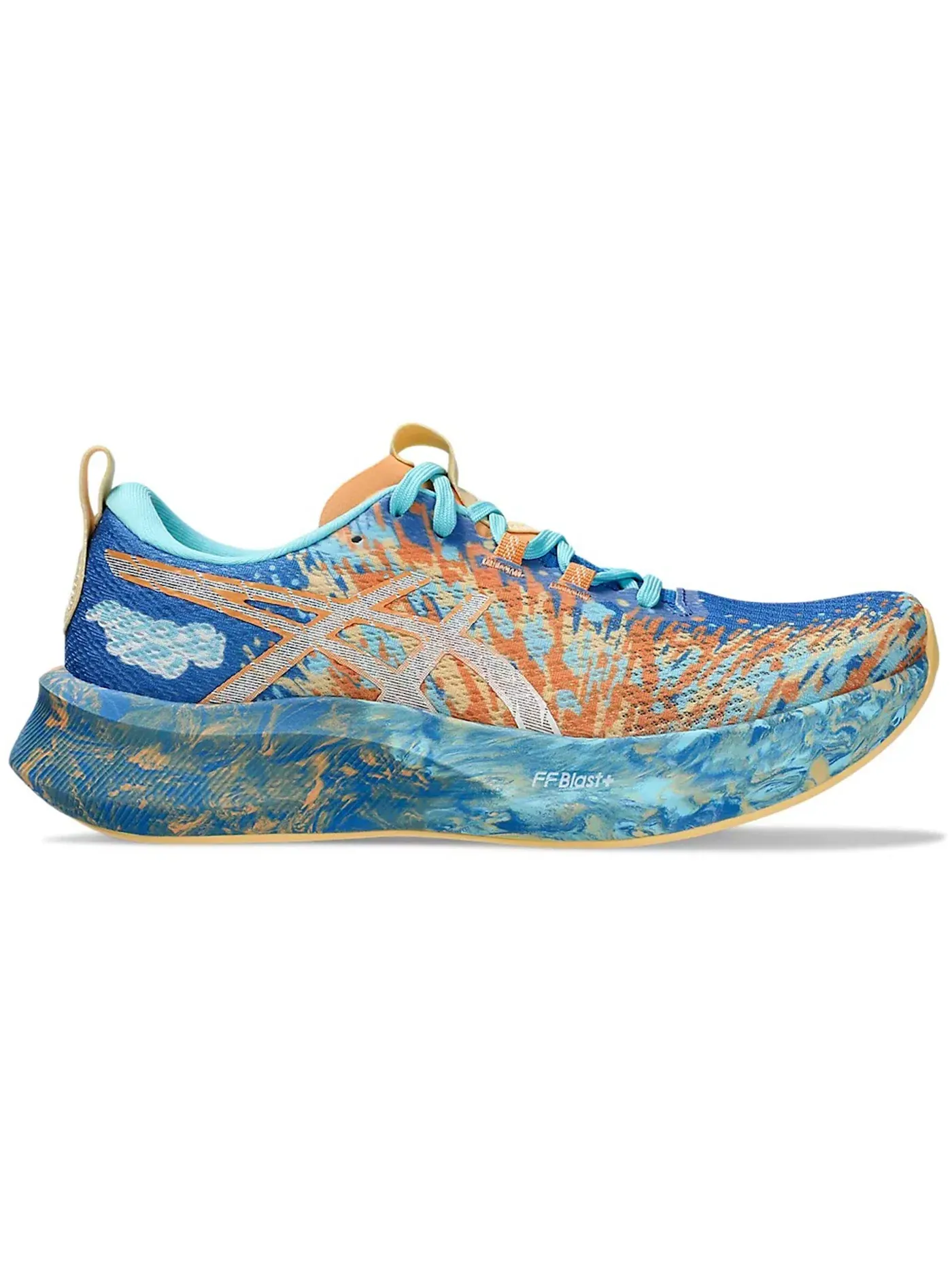 Женские кроссовки для бега ASICS Noosa Tri 16 — изображение 1 из 1, синий оранжевый