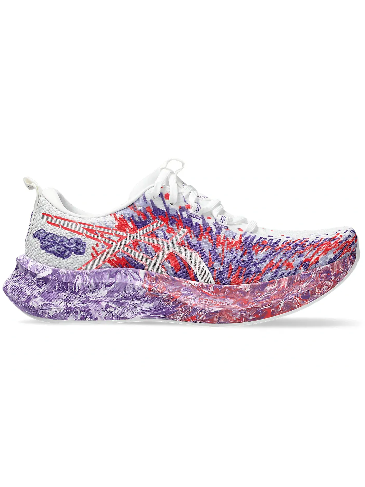 Женские кроссовки для бега ASICS Noosa Tri 16 — изображение 1 из 1, белый/фиолетовый