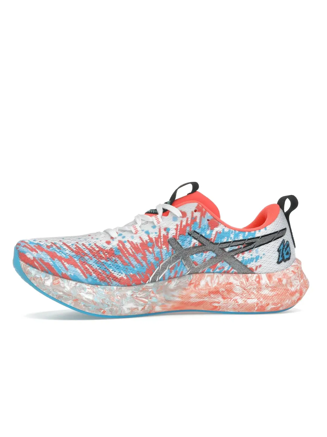 Мужские кроссовки для бега ASICS Noosa Tri 16 — изображение 3 из 4, белый красный