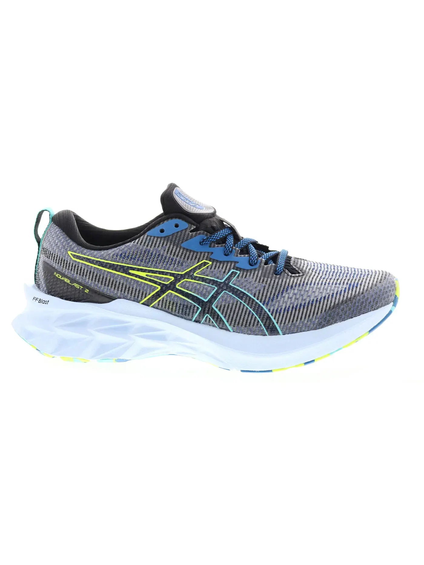 Мужские кроссовки для бега ASICS Novablast 2 LE — изображение 1 из 1, черный/зеленый