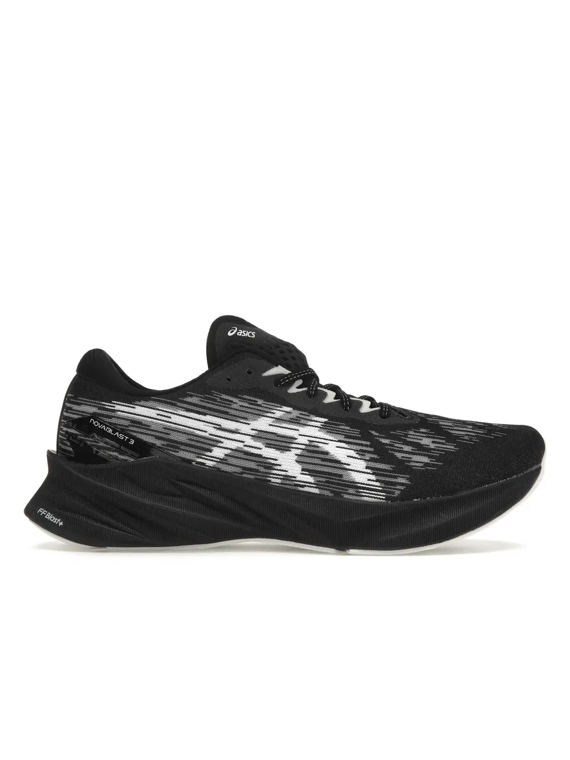 Мужские кроссовки для бега ASICS Novablast 3 — изображение 1 из 4, черный/белый