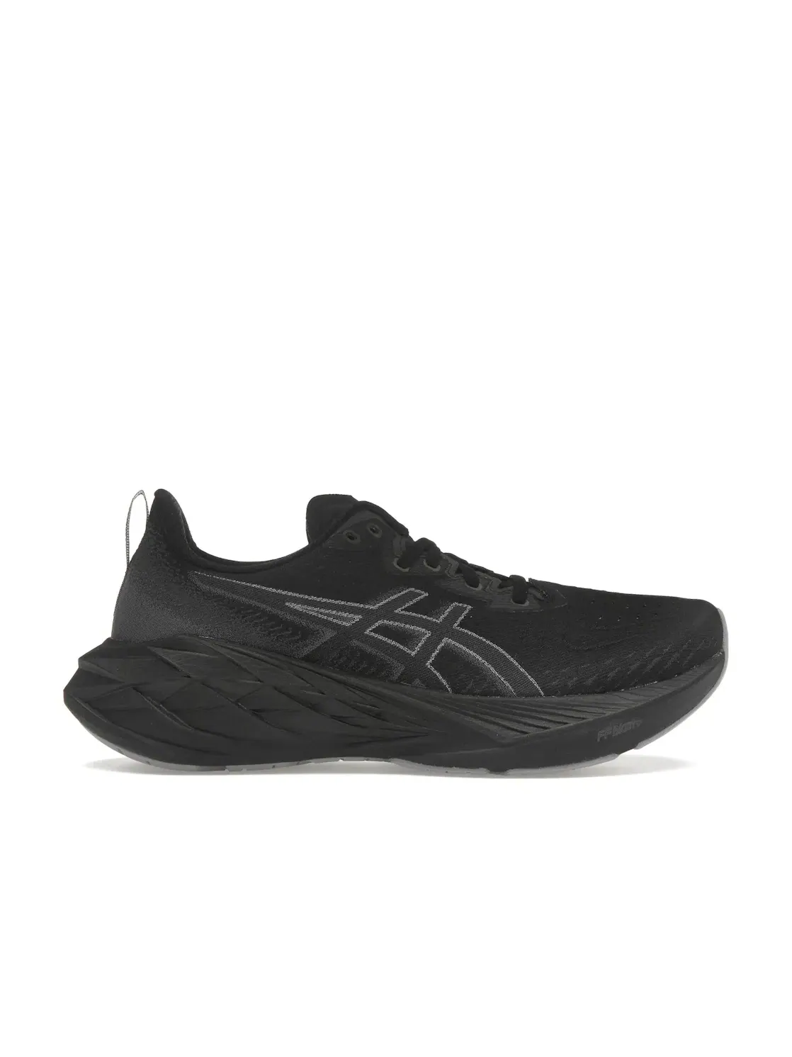 Женские кроссовки для бега Novablast 4 ASICS — изображение 1 из 4, черный/графитовый серый