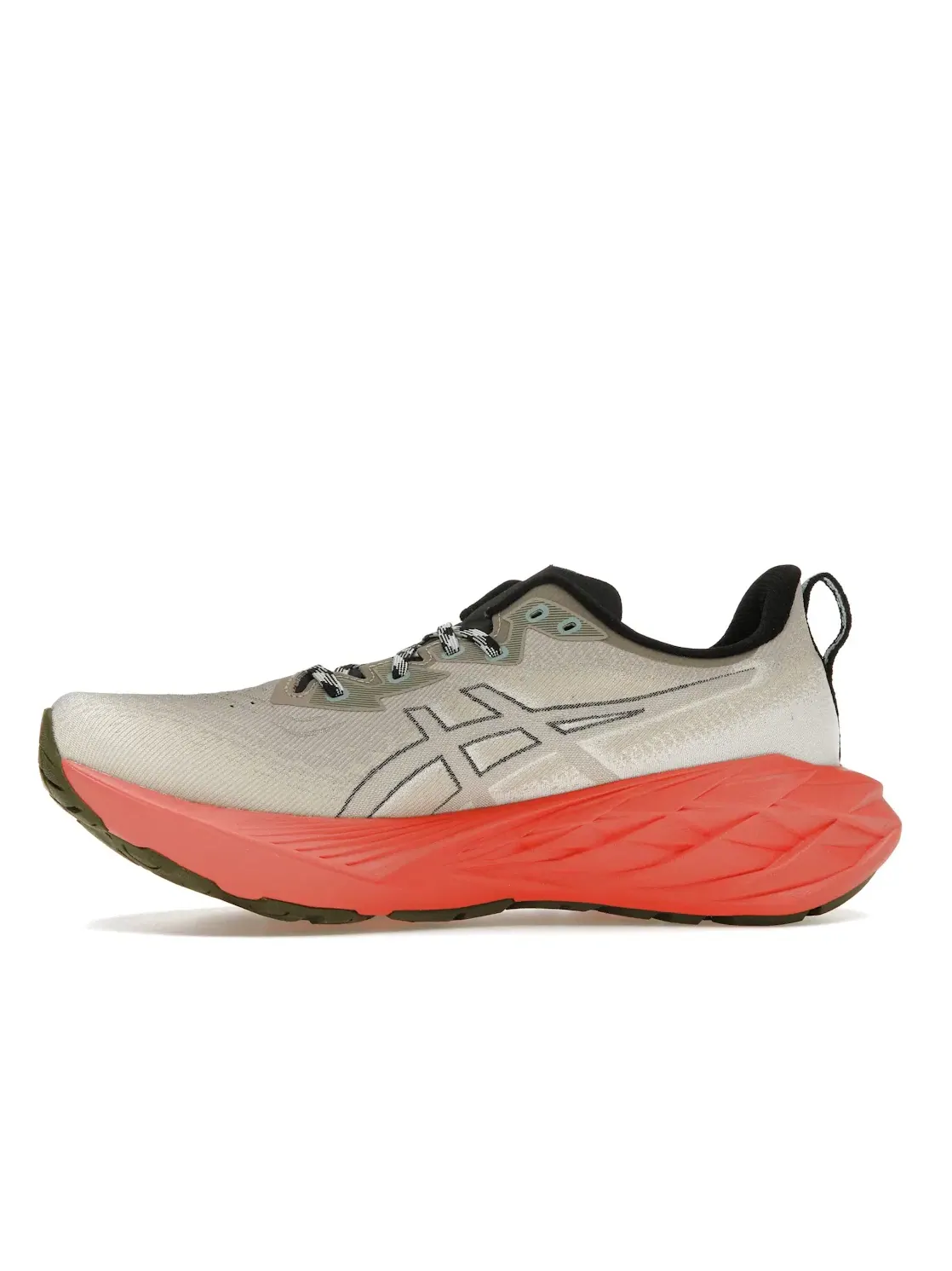Мужские кроссовки для бега с амортизацией ASICS Novablast 4 TR — изображение 3 из 4, красный
