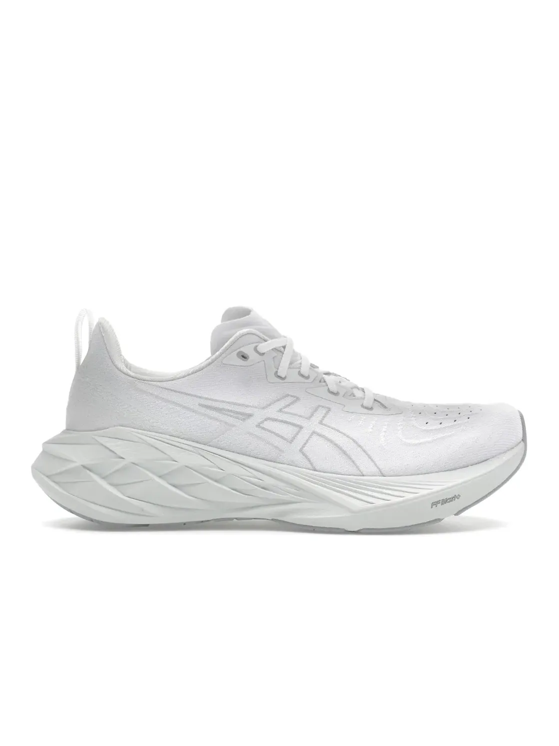 Мужские беговые кроссовки с амортизацией ASICS Novablast 4 — изображение 1 из 4, белый/бледный