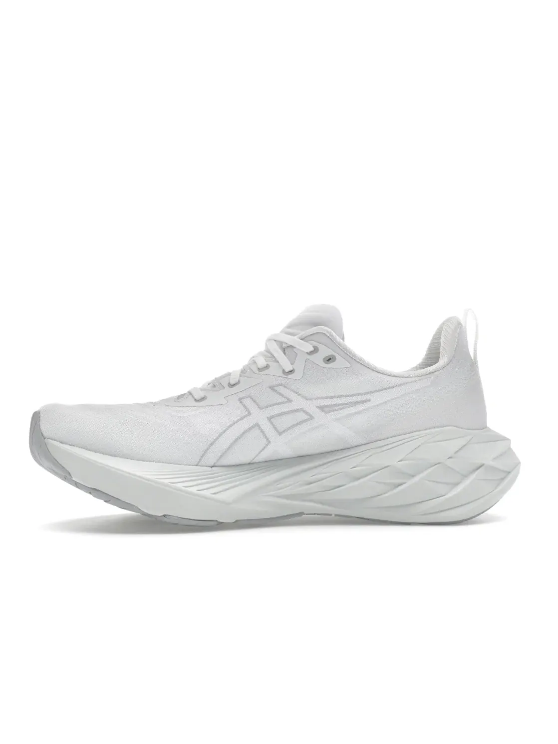 Мужские беговые кроссовки с амортизацией ASICS Novablast 4 — изображение 3 из 4, белый/бледный