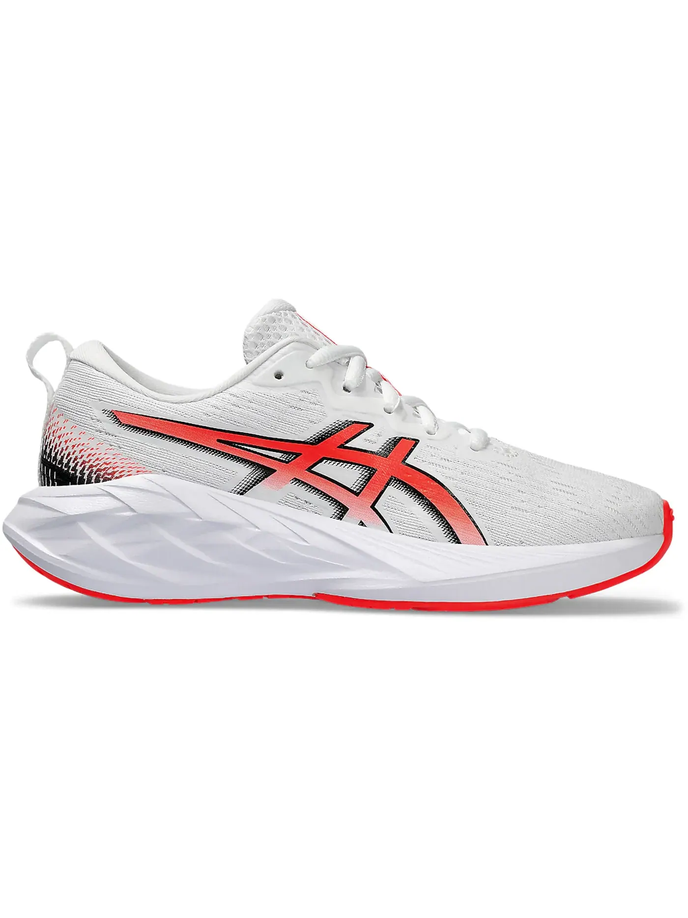 Детские кроссовки для бега Novablast 4 ASICS — изображение 1 из 1, белый красный