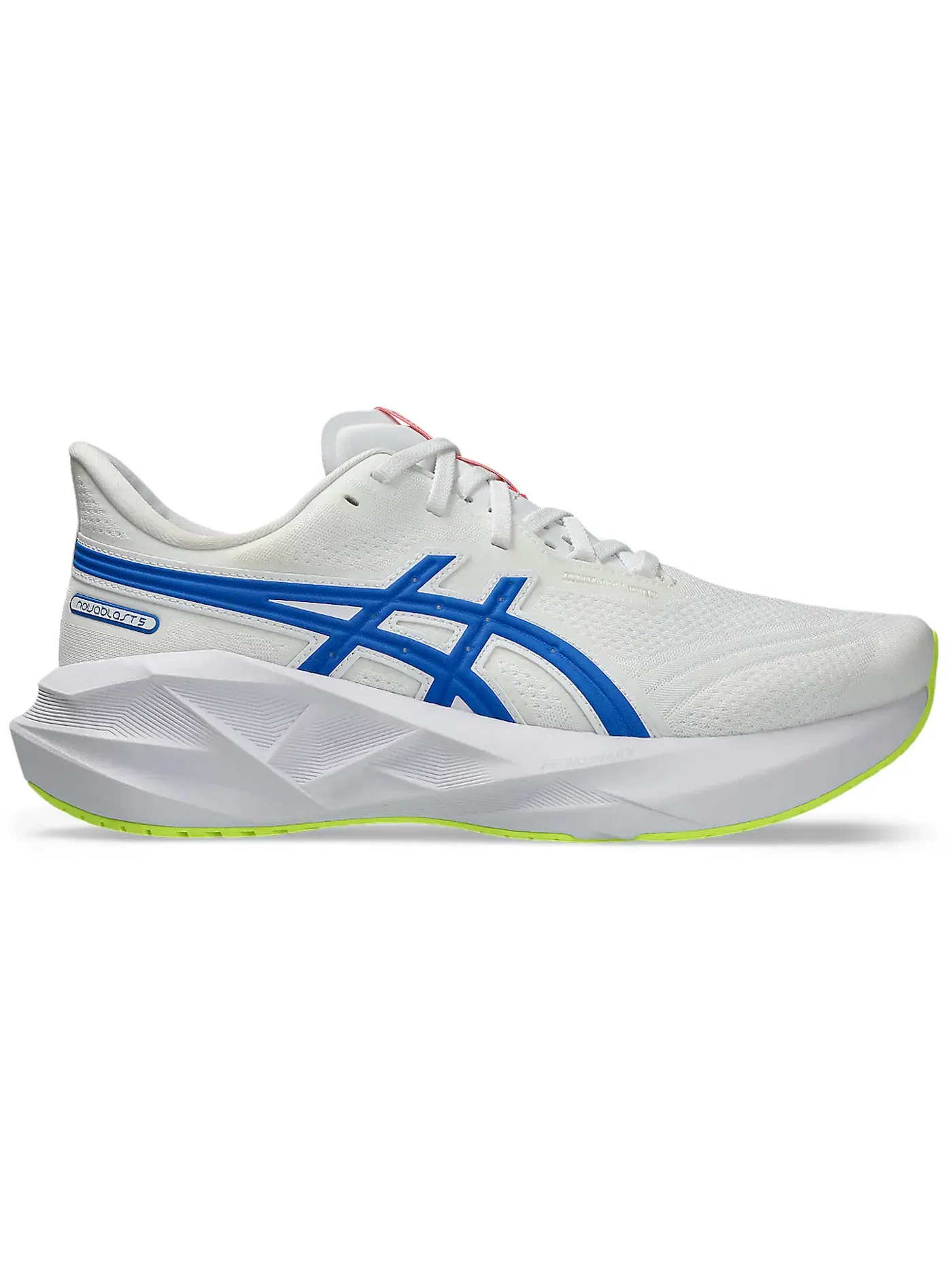 Мужские кроссовки для бега ASICS Novablast 5 — изображение 1 из 1, белый/синий